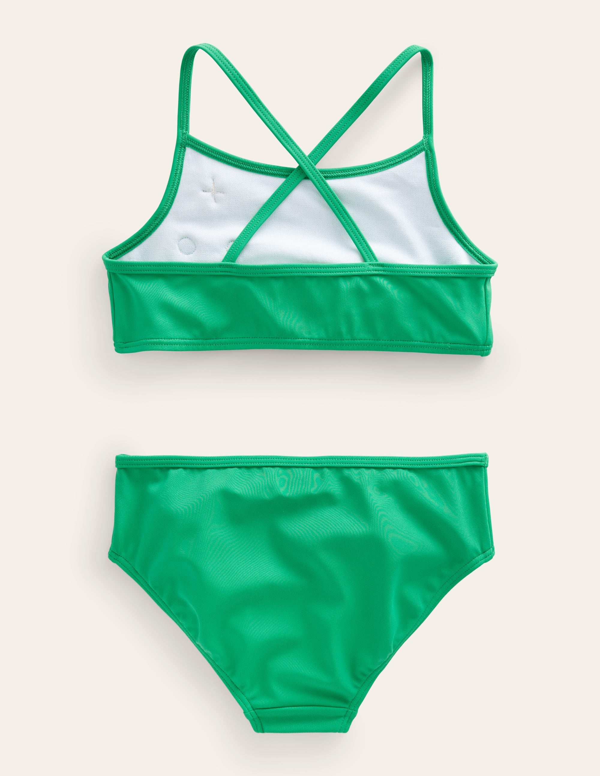 Bikini mit Flatterblumen-Paprikagrün - Image 2