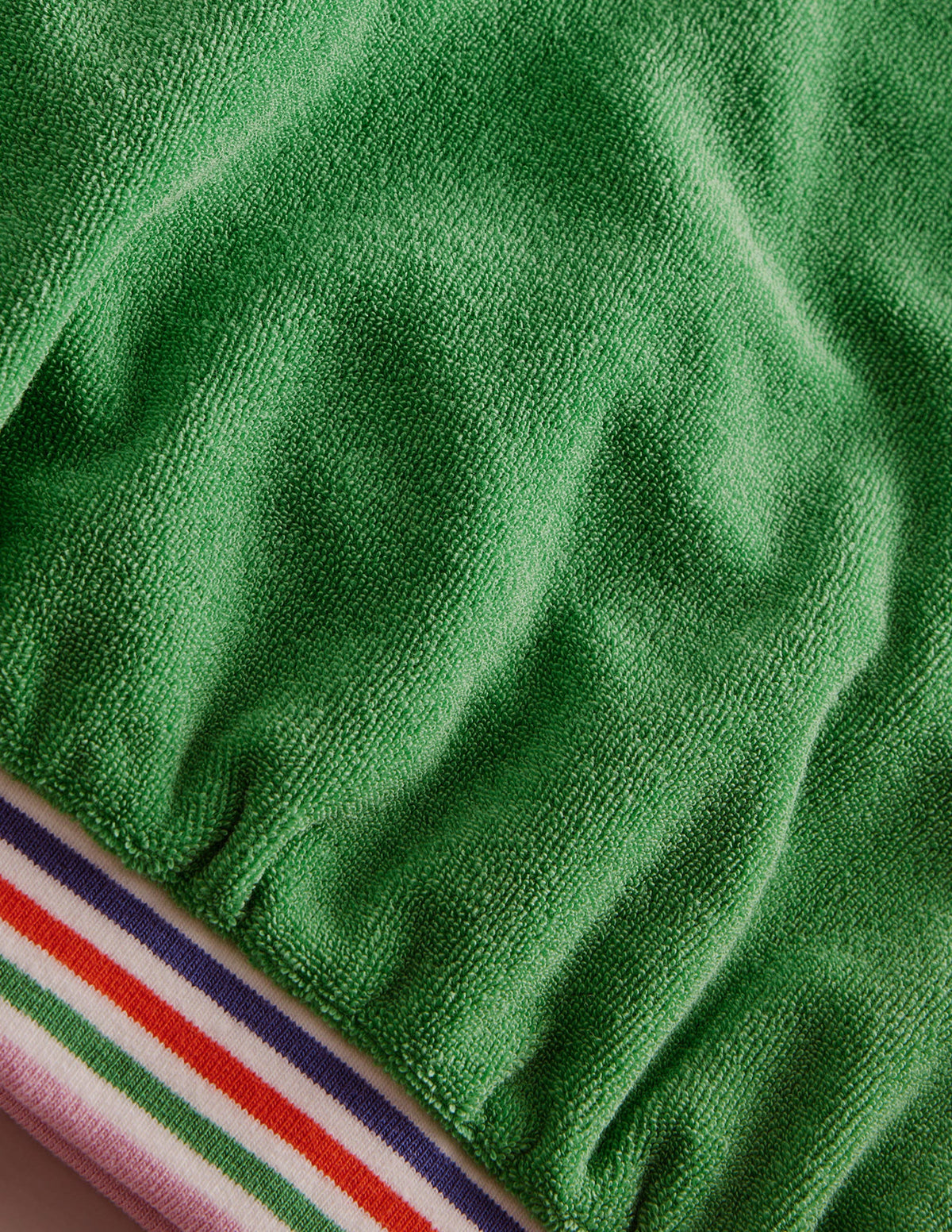 Towelling Vest-Aloe Green-3
