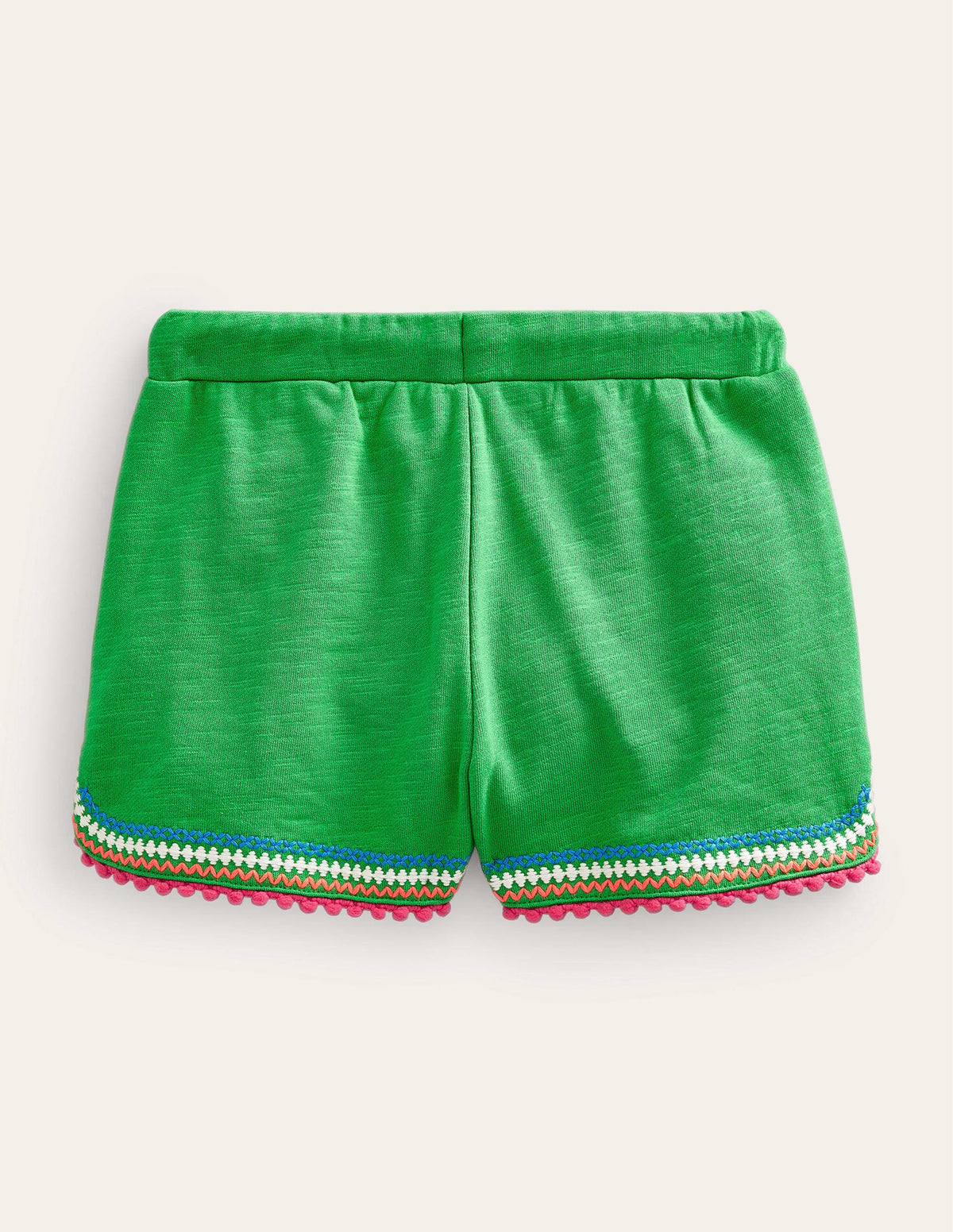 Jersey-Shorts mit Bommelbesatz-Hellgrün - Image 2