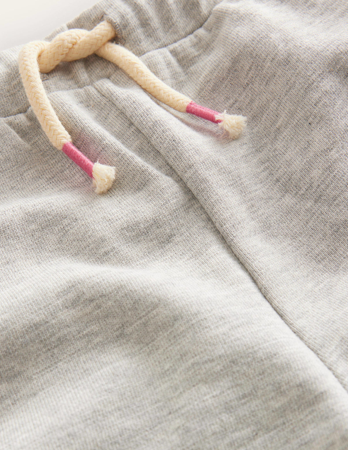 Short en jersey à pompons-Gris chiné - Image 3
