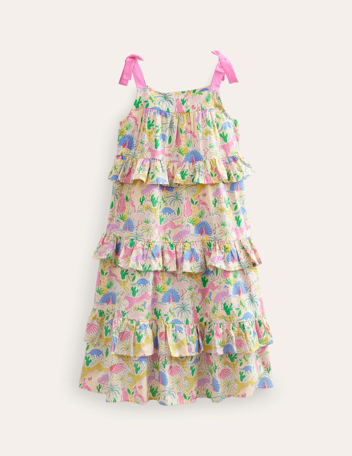 Robe longue à volants-Motif Mini désert multi - Image 2