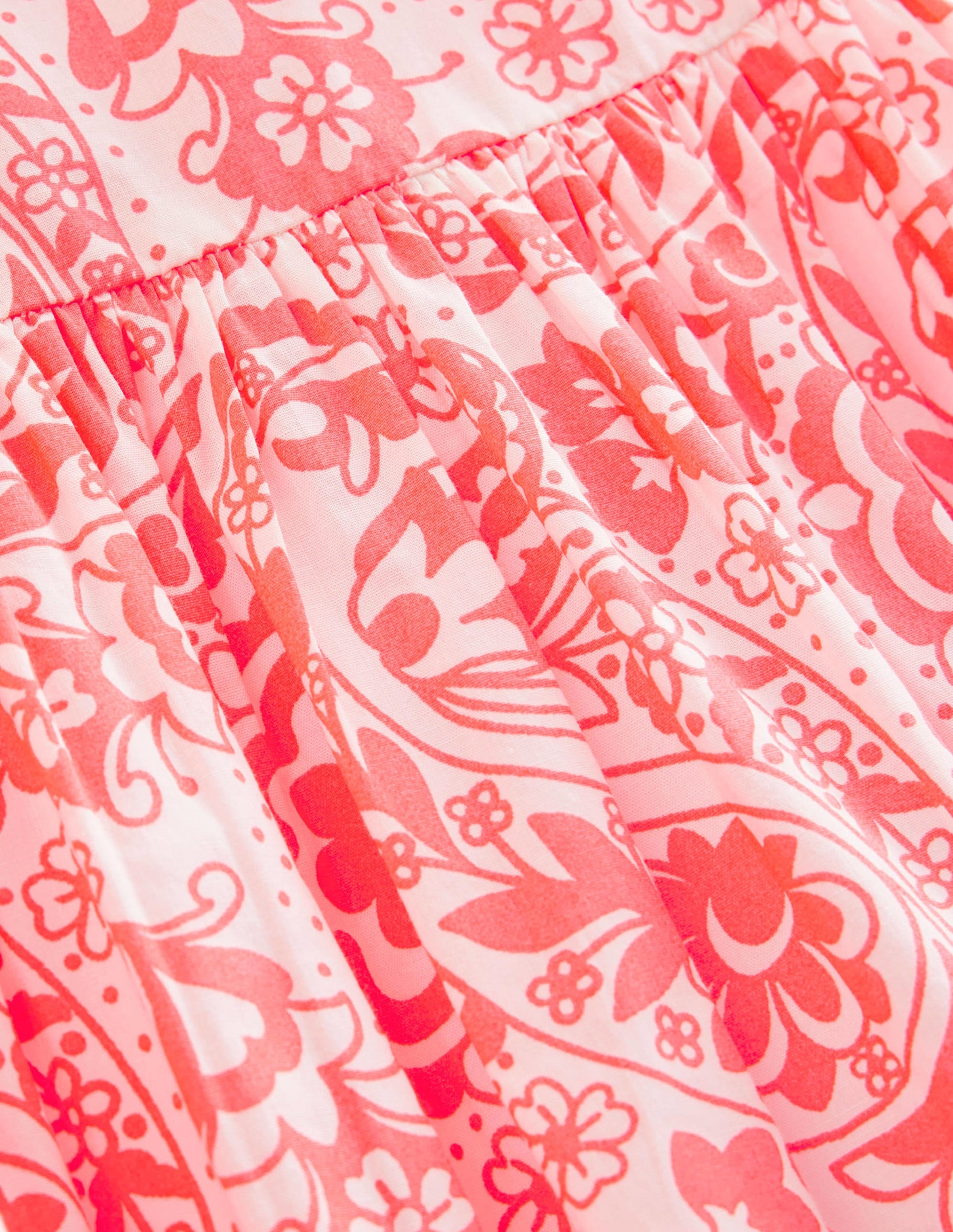 Gemustertes Webkleid-Wassermelonenbowle, Paisleymuster - Image 3