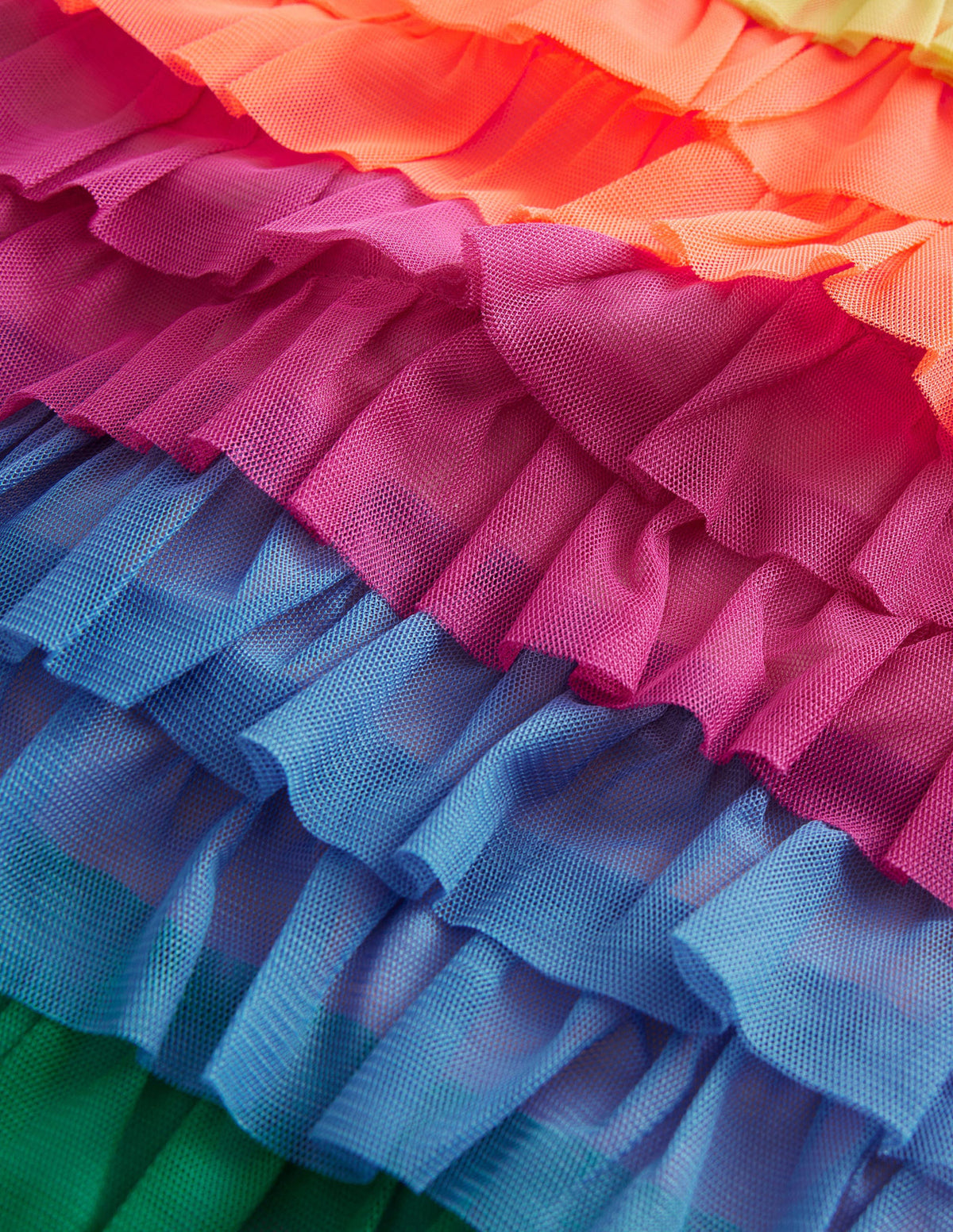 Oberteil mit Tüllrüschen-Bunt - Image 3
