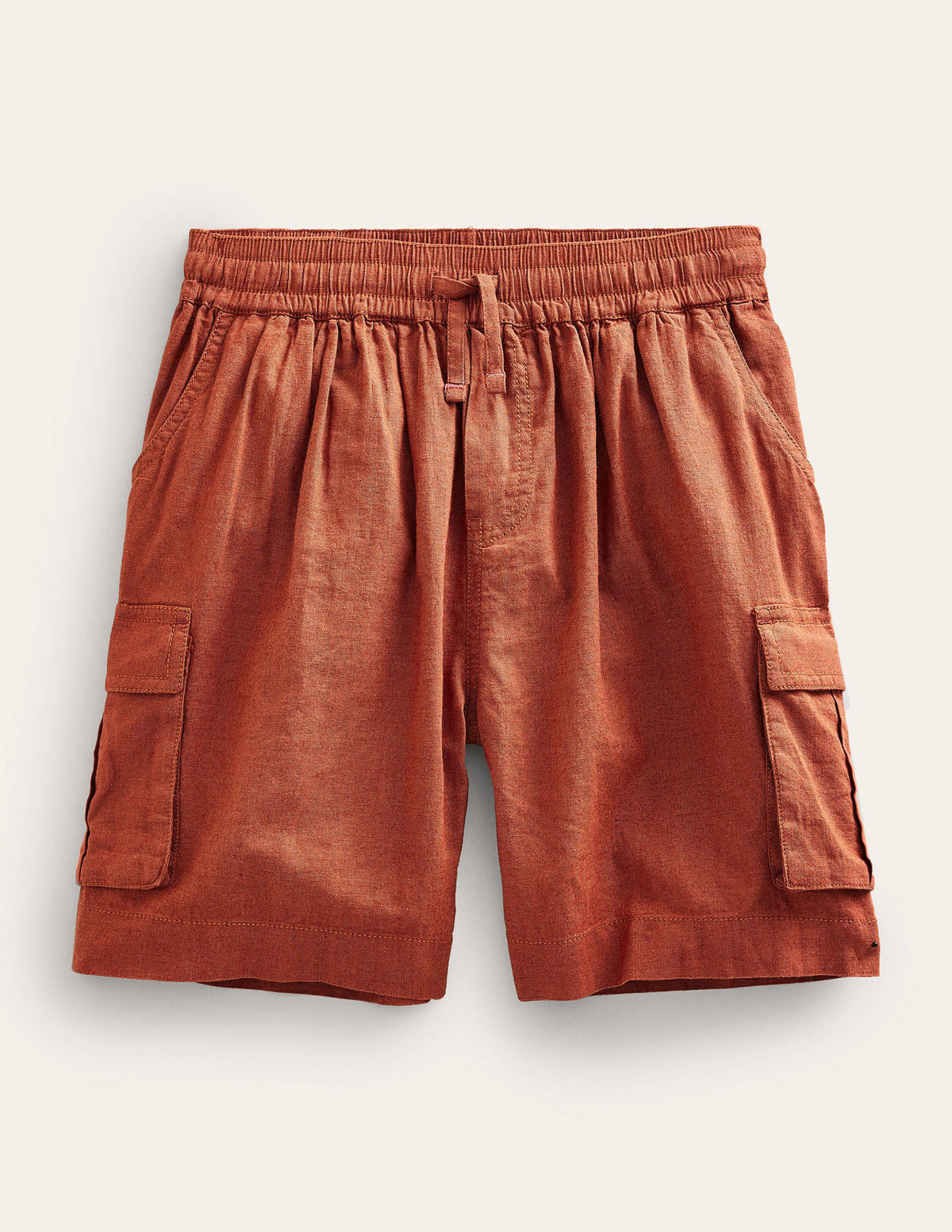 Cargoshorts mit längerem Schnitt-Kastanienbraun - Image 1