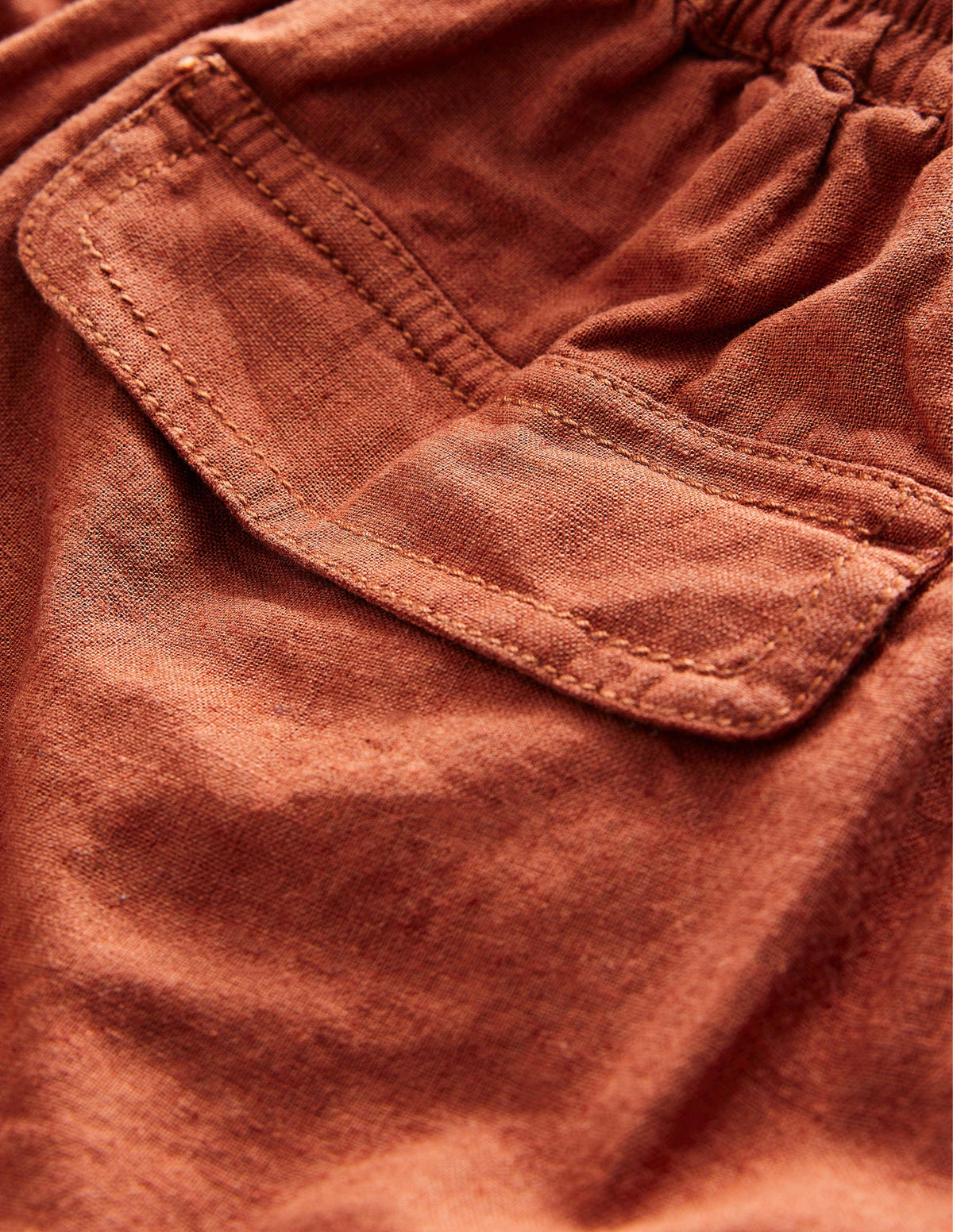 Cargoshorts mit längerem Schnitt-Kastanienbraun - Image 3