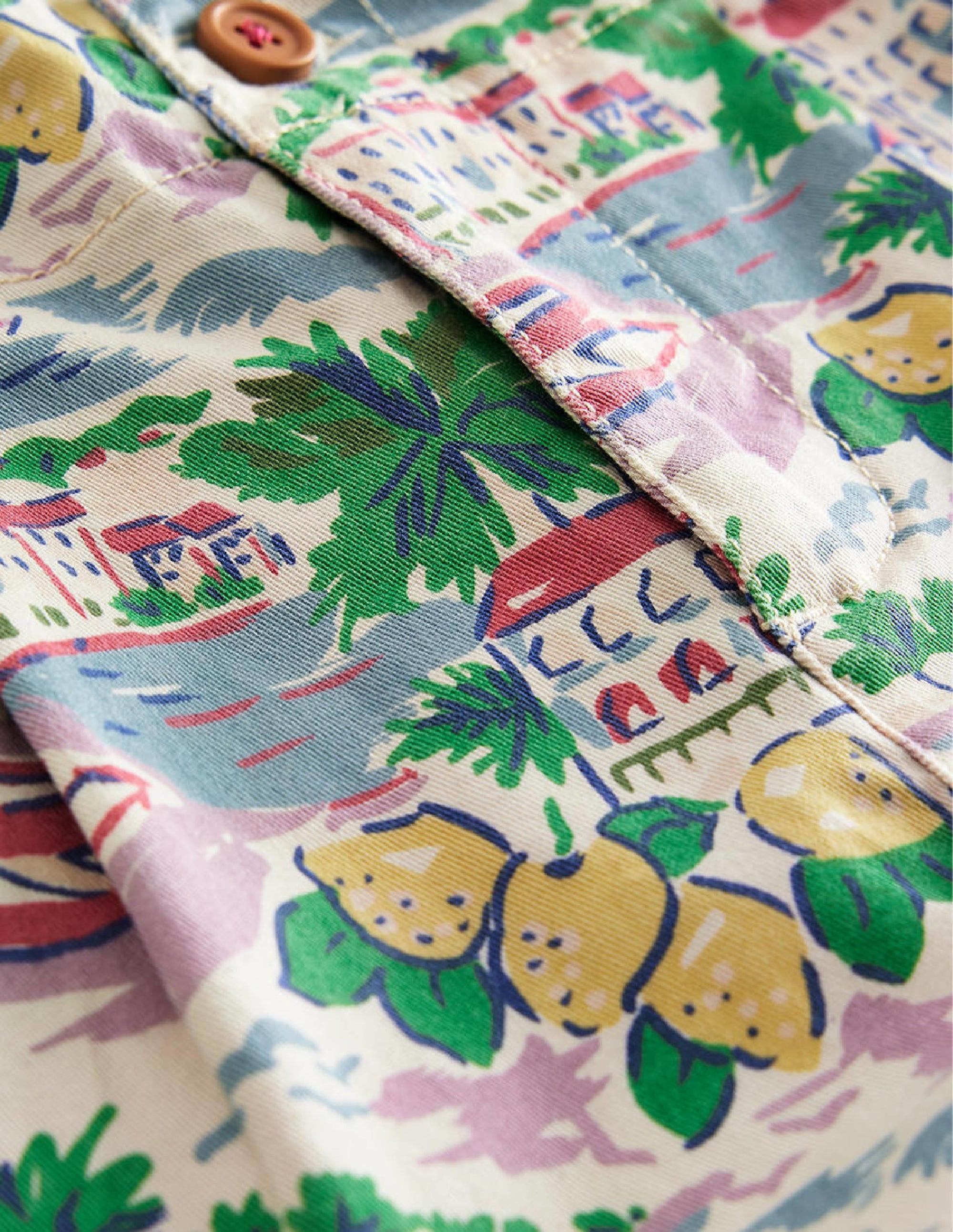 Short chino imprimé-Imprimé paysage multi - Image 3