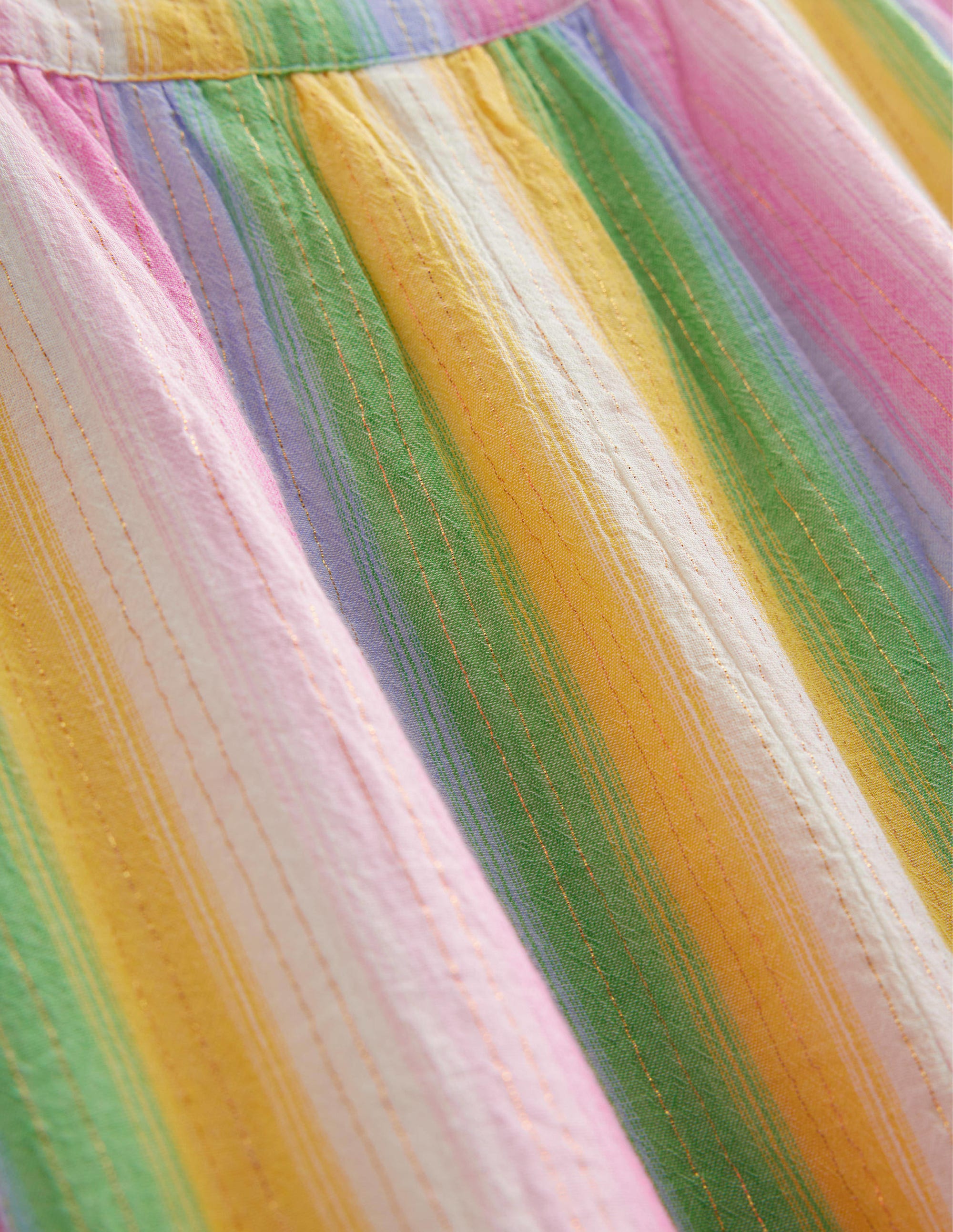 Gewebter Träger-Overall-Regenbogenfarben, Streifen mit Farbverlauf - Image 3