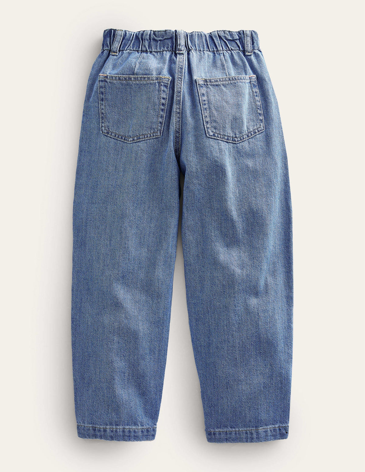 Bestickte Barrel-Jeans-Denim, Helle Waschung/Stickerei - Image 2