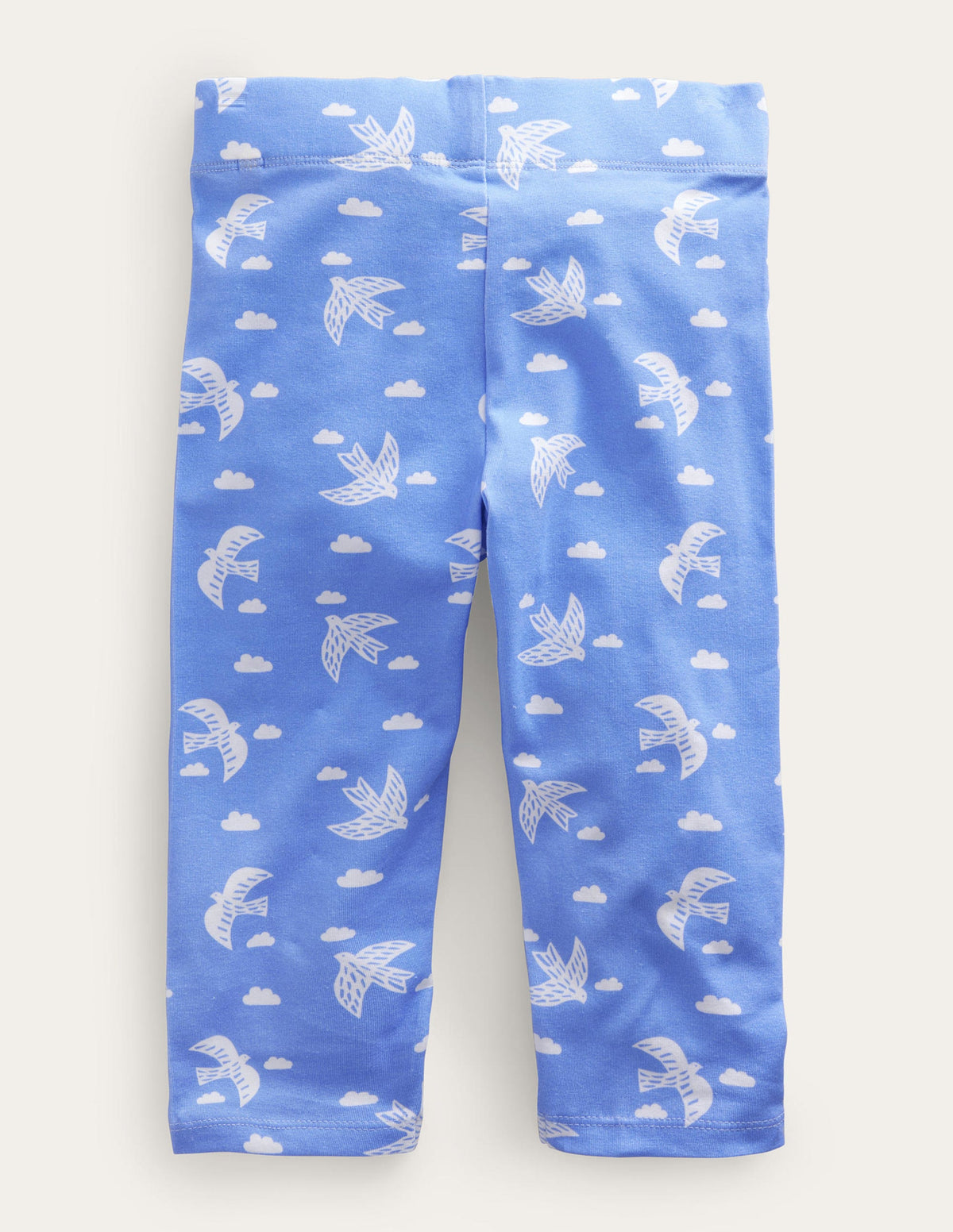 Lustige, verkürzte Leggings-Blau, Vögel - Image 2