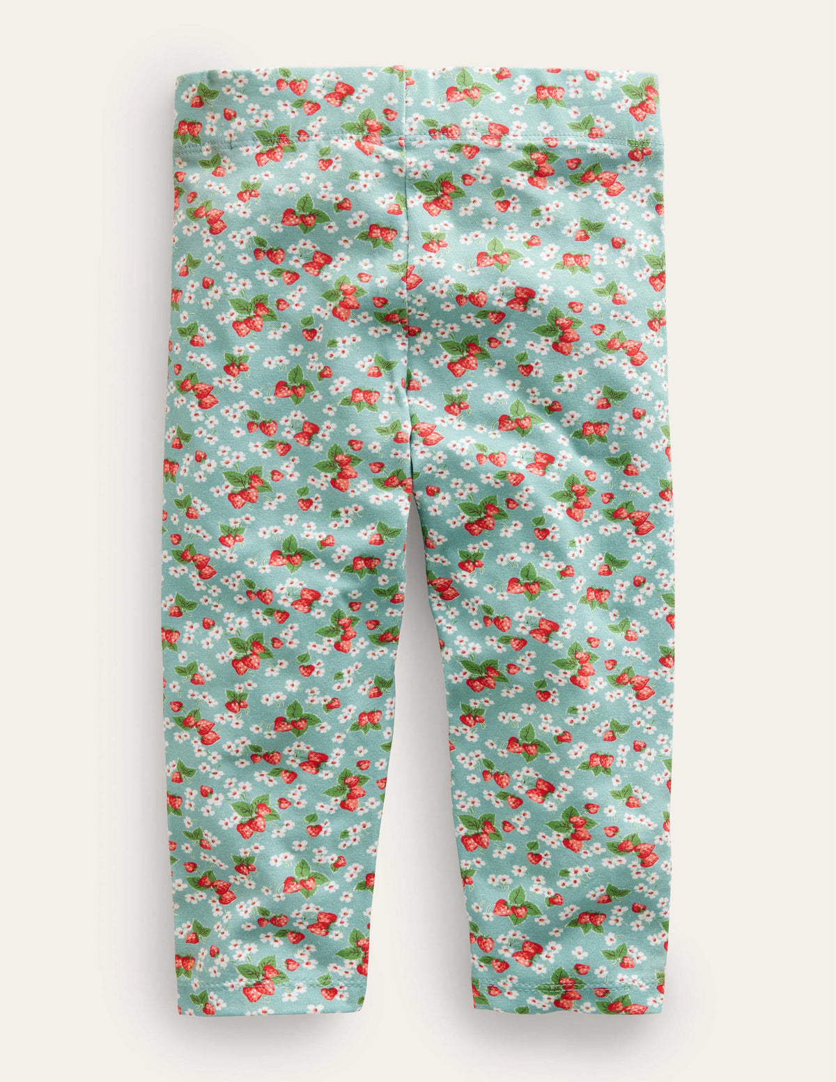 Lustige, verkürzte Leggings-Blau, Erdbeeren - Image 2