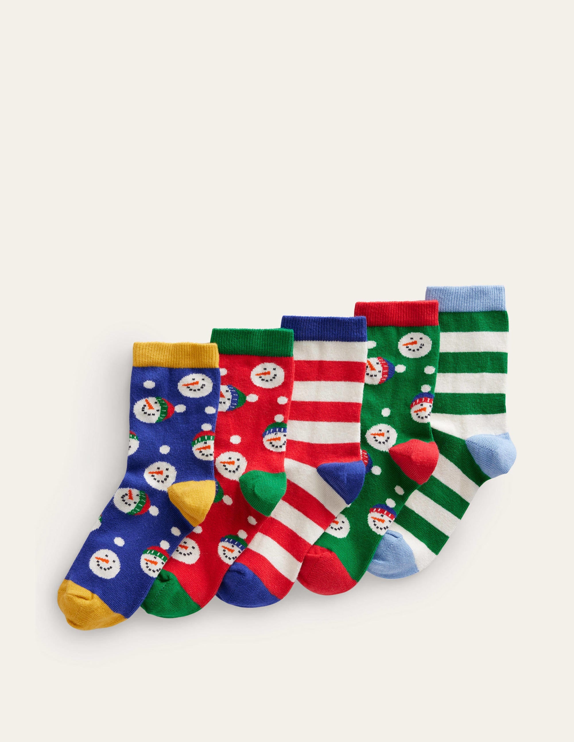 Socken im 5er-Pack-Festlich Streifen - Image 1