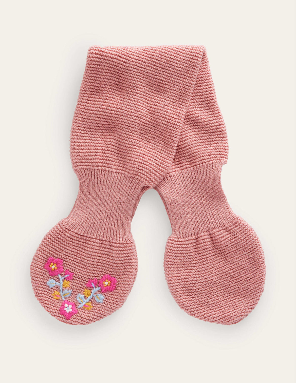 Écharpe en maille-Rose français - Image 1