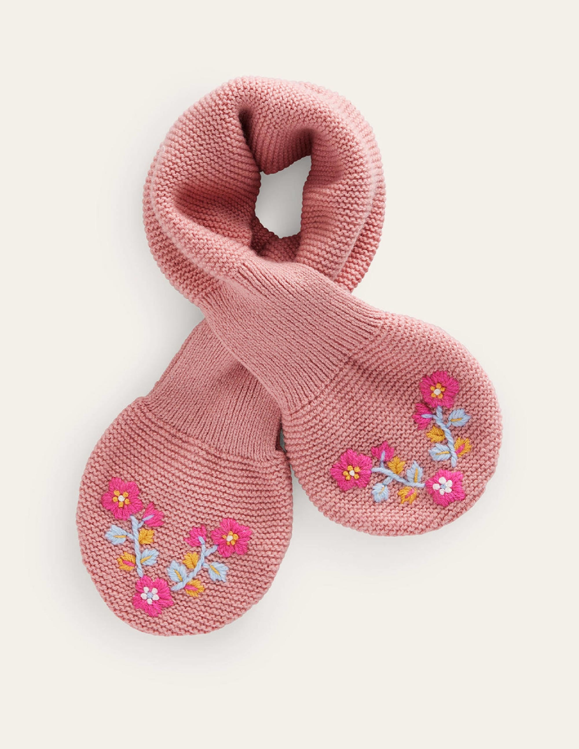 Écharpe en maille-Rose français - Image 2