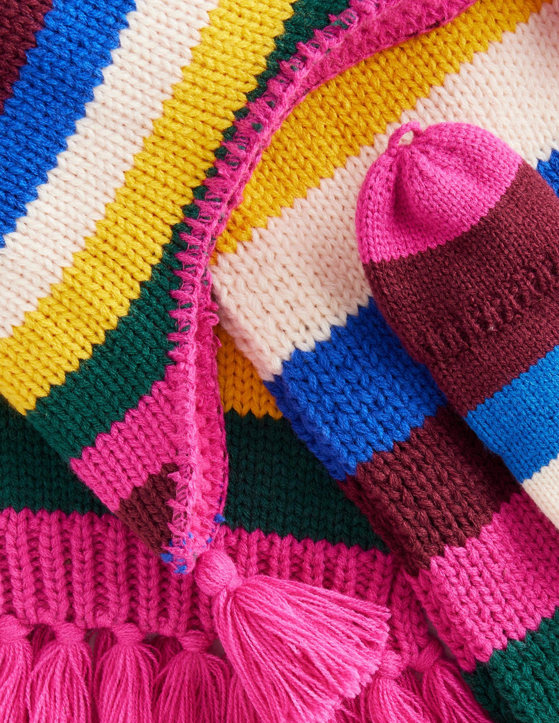 Knitted Set-Multi Stripe-2