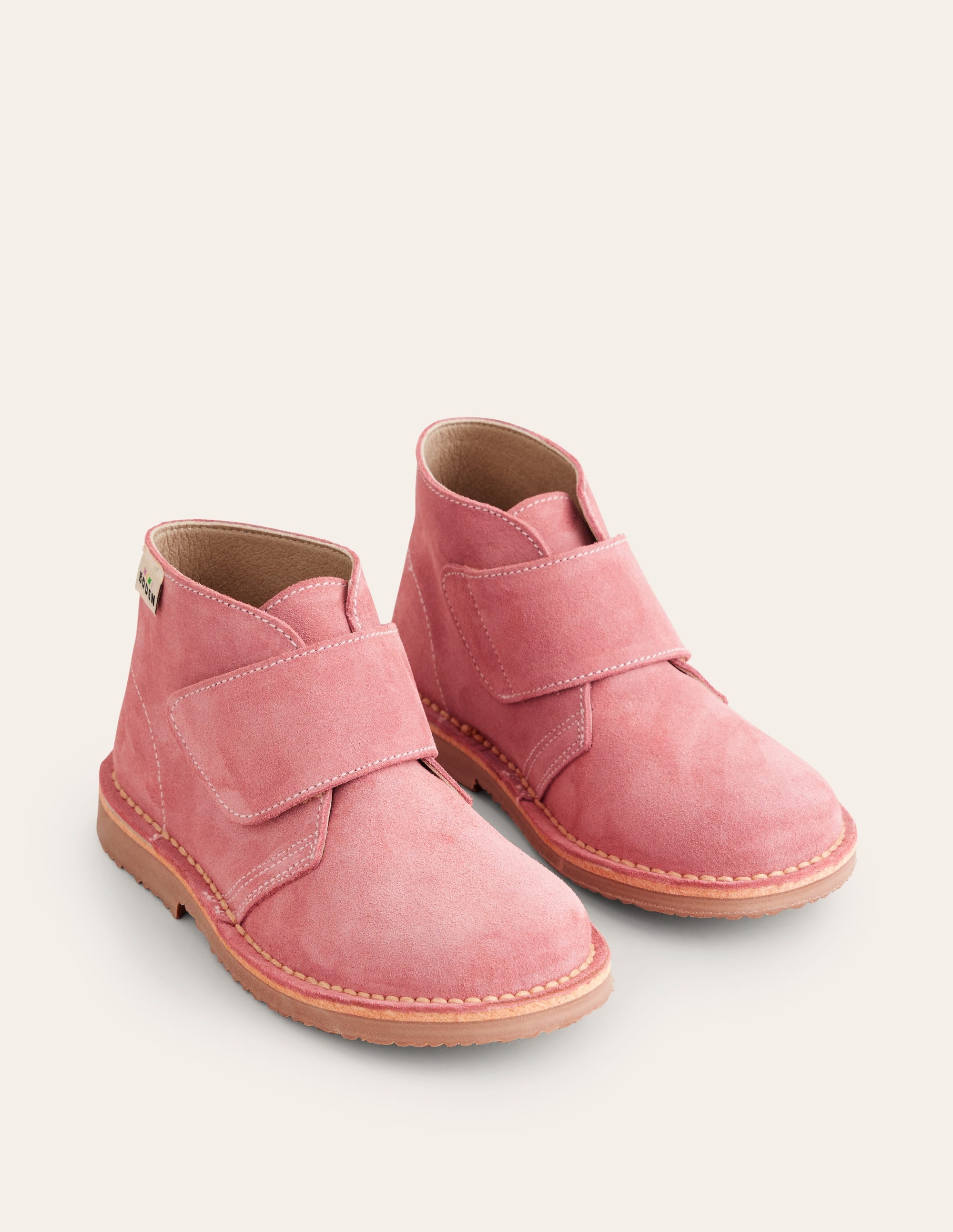 Bottes chukka en daim-Rose - Image 2