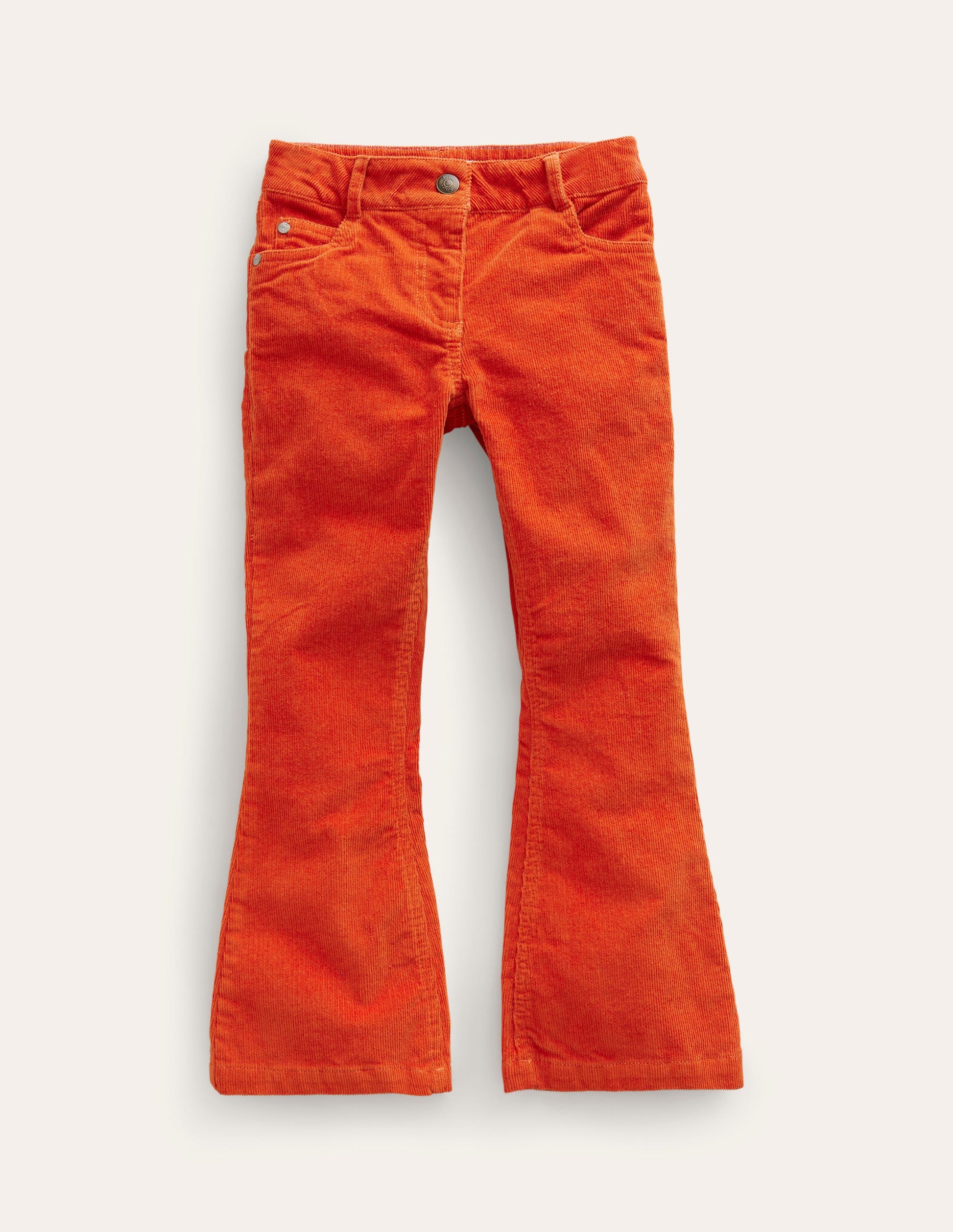 Kick Flare Jean-Maple Orange Cord-1
