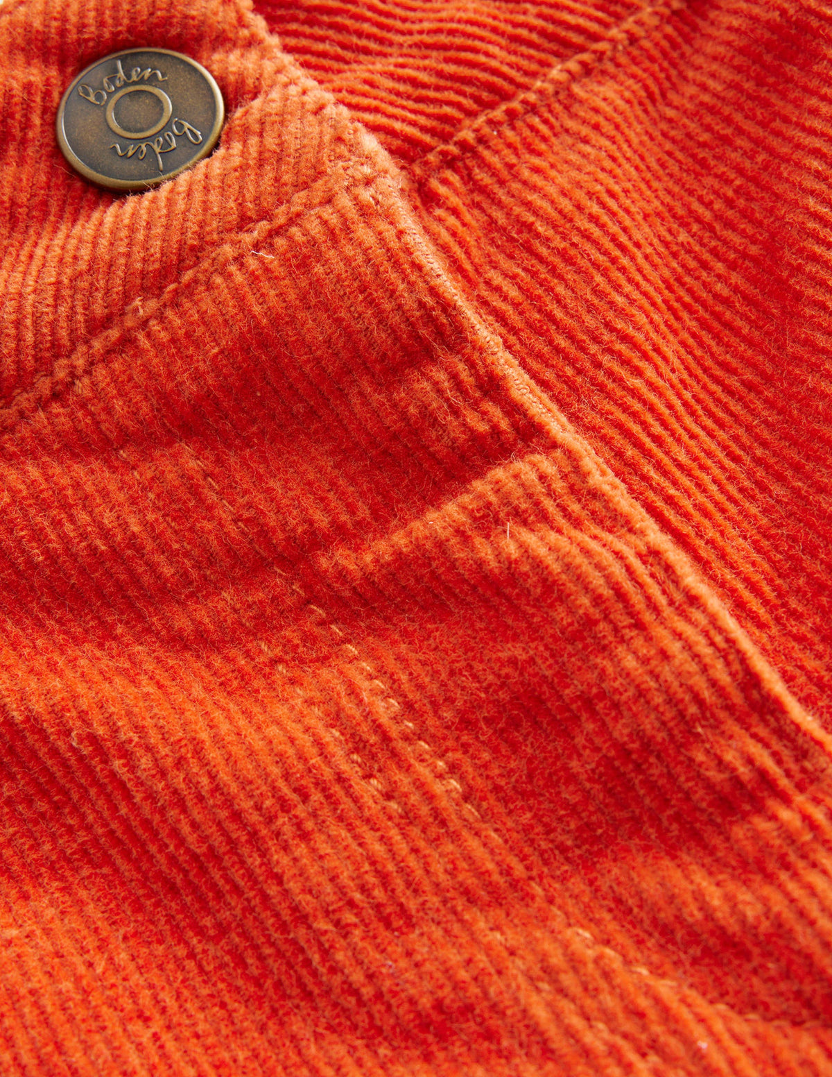 Kick Flare Jean-Maple Orange Cord - Image 3