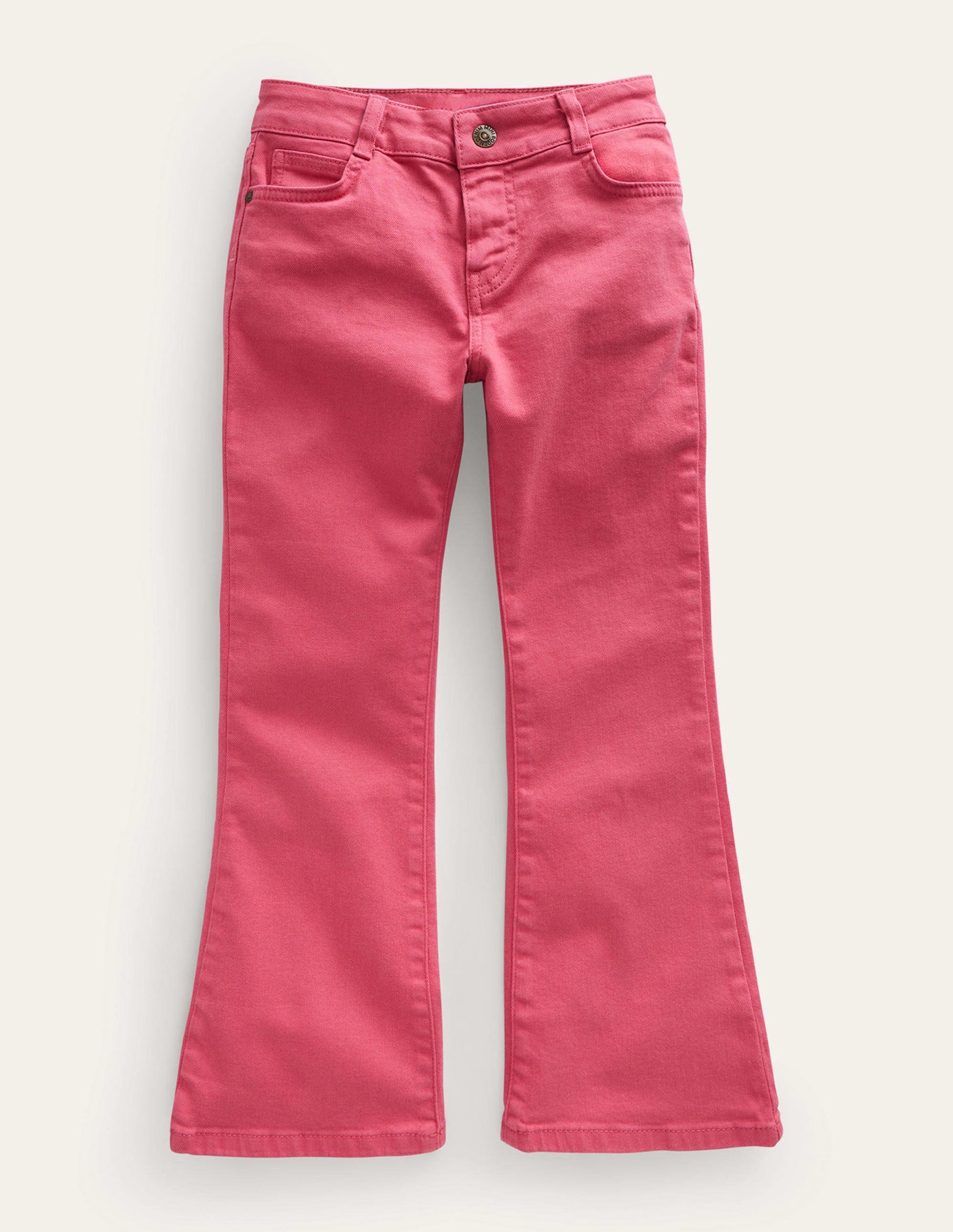 Kick Flare Jean-Garment Dye Pink-1