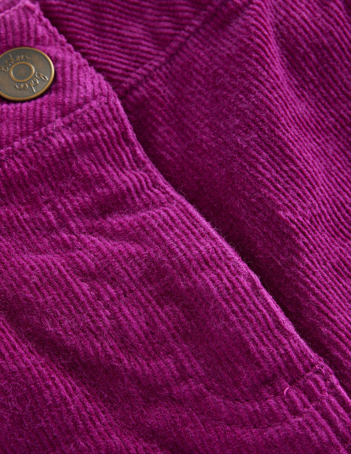 Ausgestellte Jeans-Chrysanthemen-Lila Cord-3