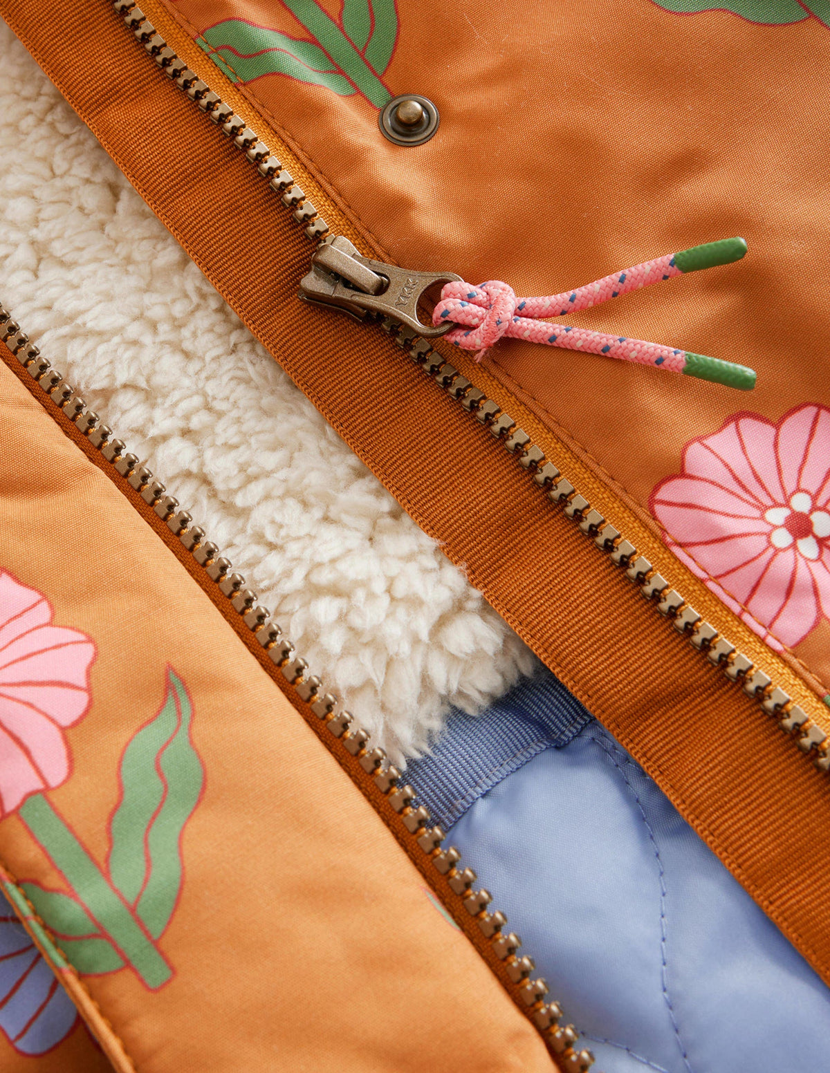 Parka authentique-Motif floral caramel - Image 3