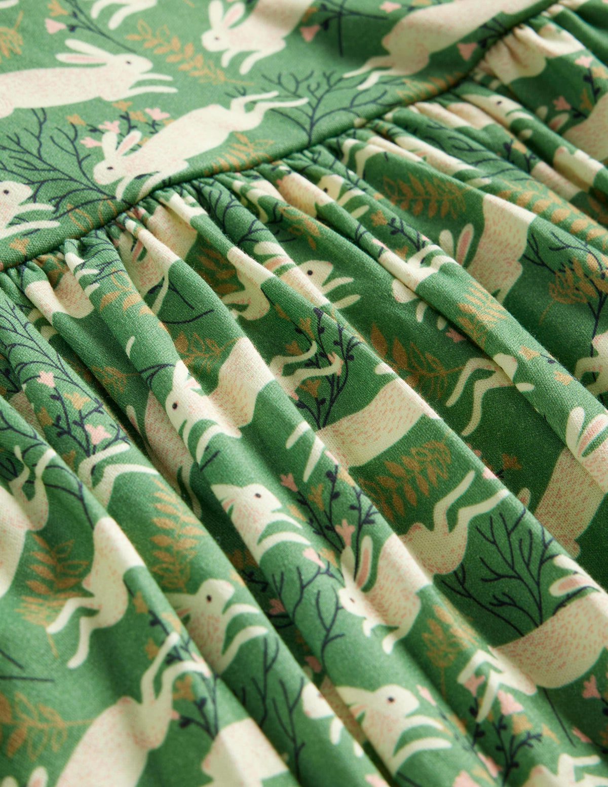 Robe de ballerine en jersey-Motif Bunny Hop vert - Image 3