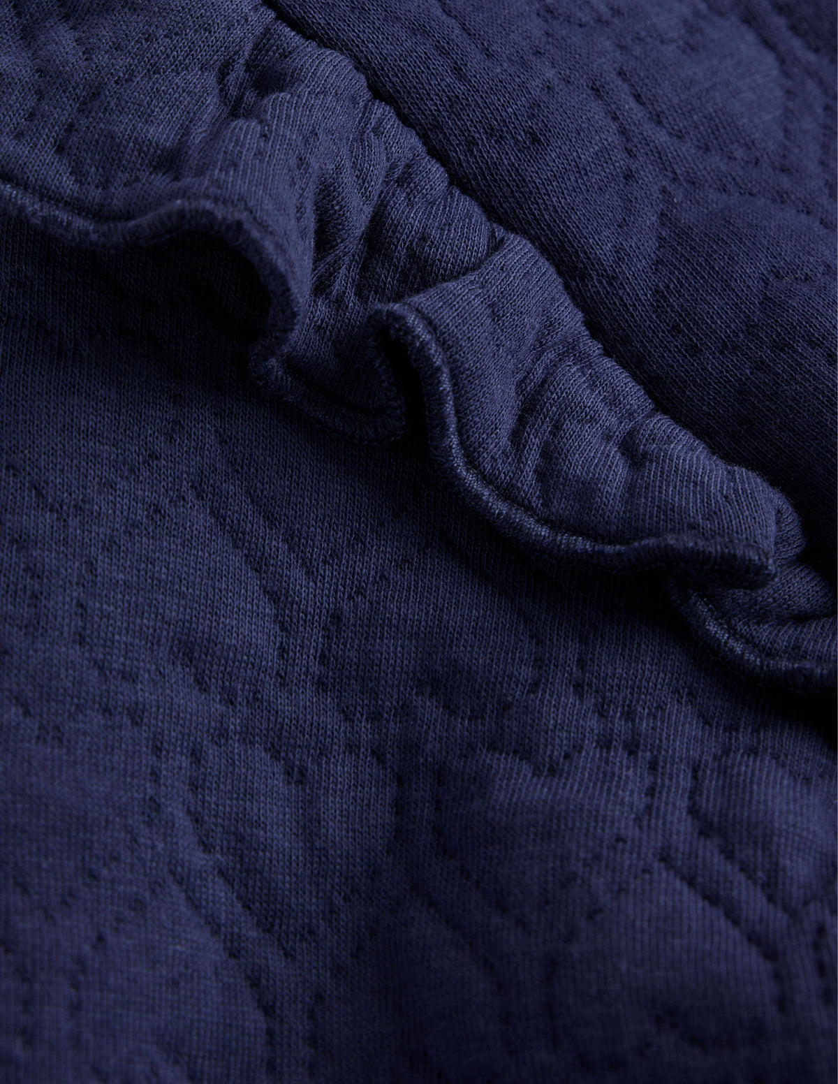 Sweatkleid mit Jacquard-Herz-Design-Schuluniform-Marineblau - Image 3