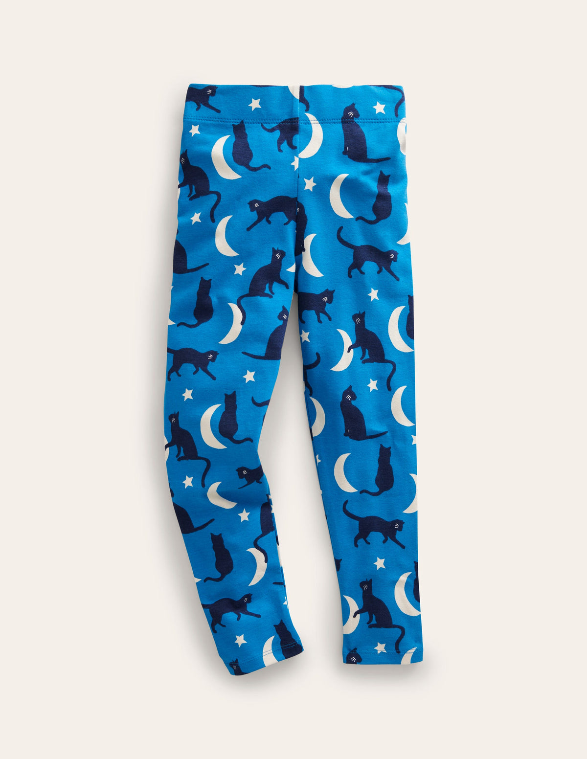 Lustige Leggings-Leuchtendes Blau Katzen - Image 1