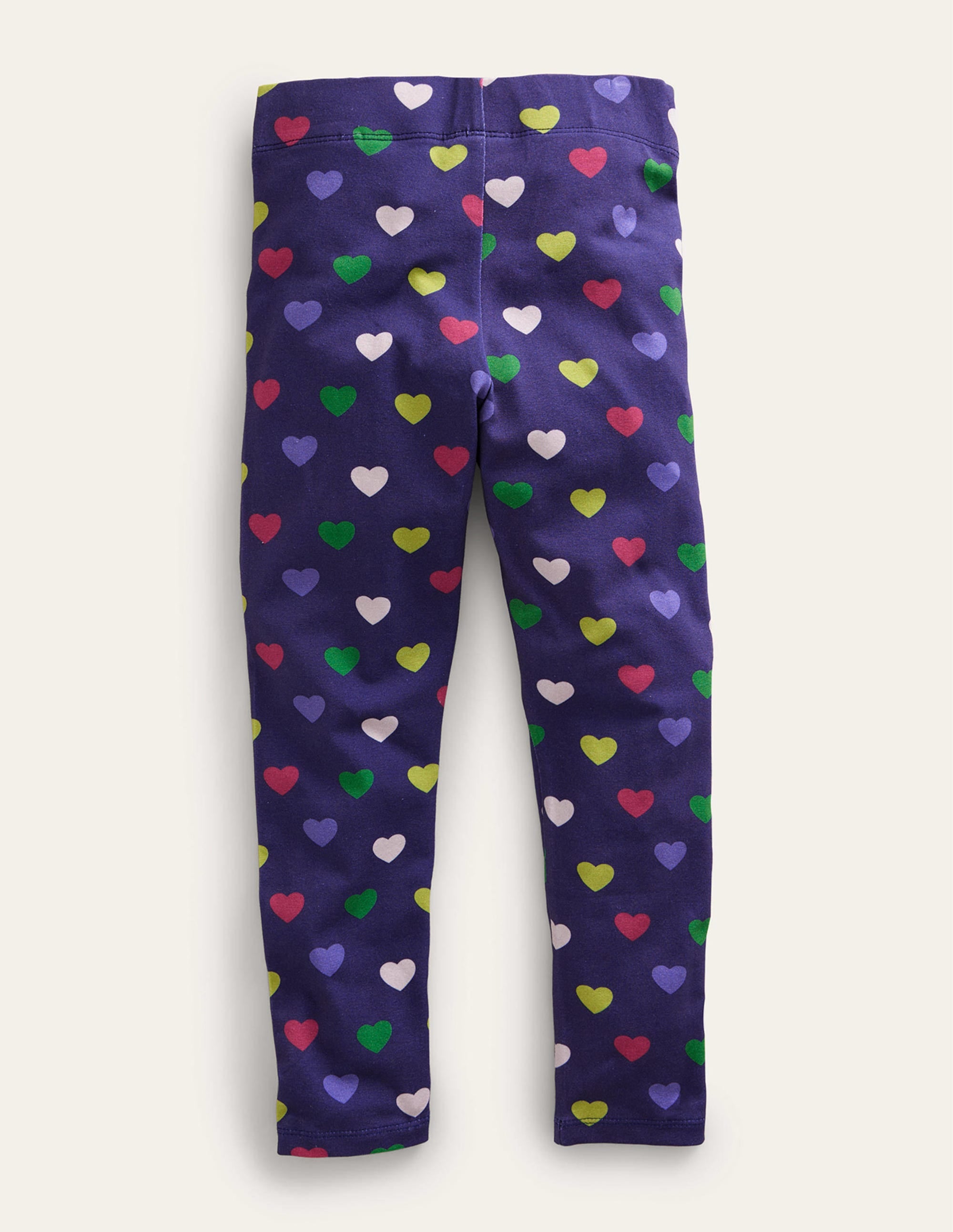 Lustige, bequeme Leggings-Schuluniform-Marineblau Herzen - Image 2