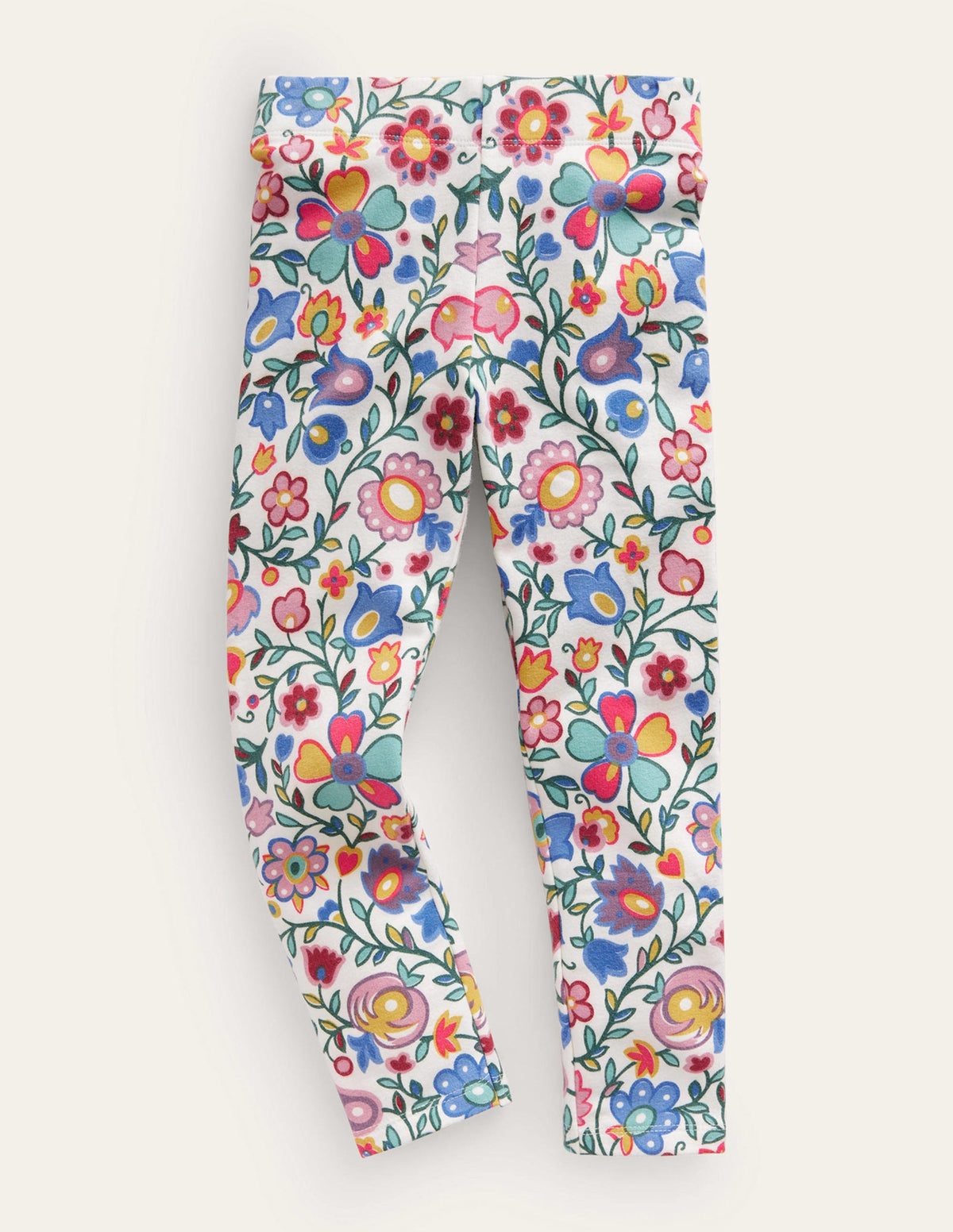 Lustige, bequeme Leggings-Bunt Geblümt - Image 1