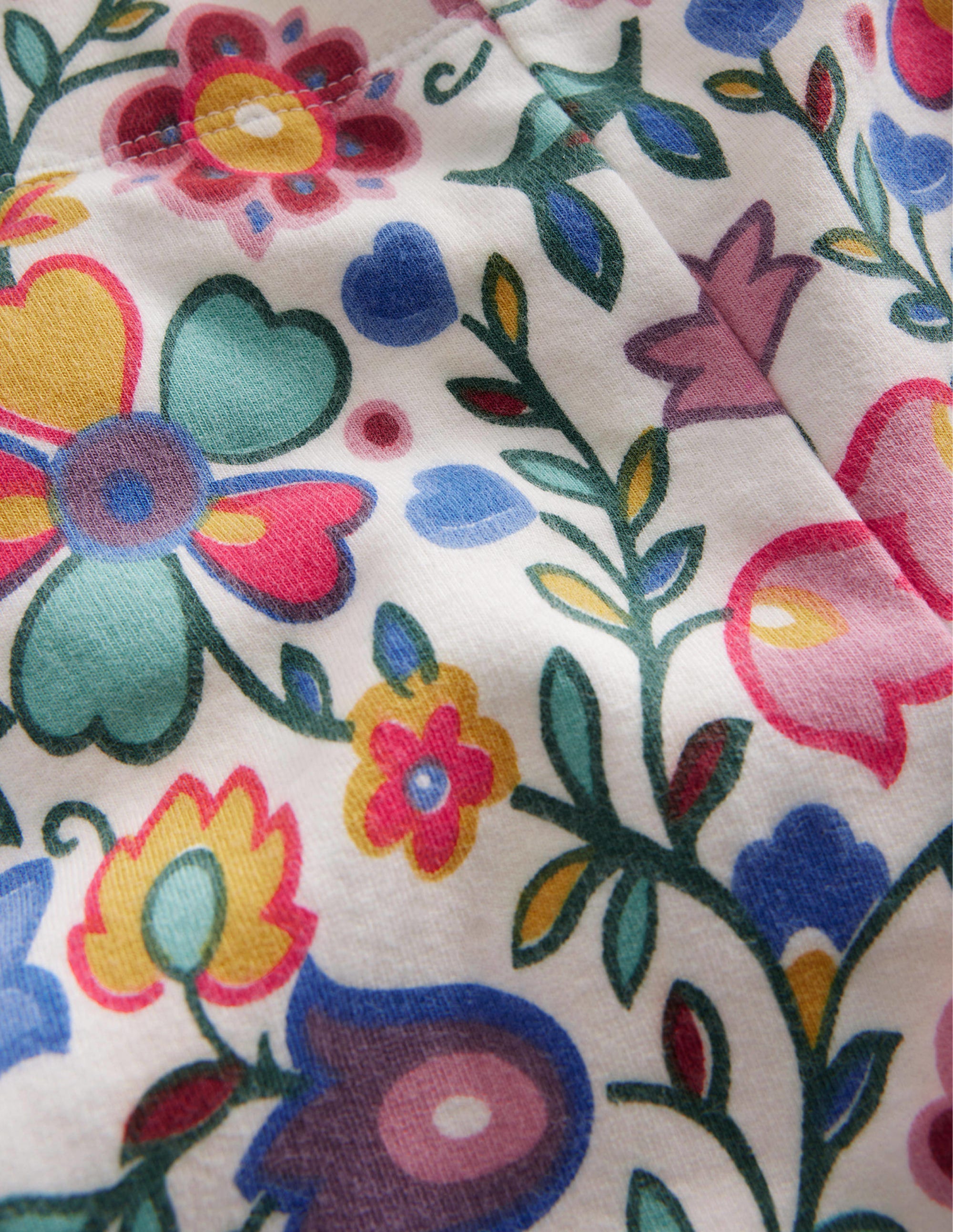 Lustige, bequeme Leggings-Bunt Geblümt - Image 3