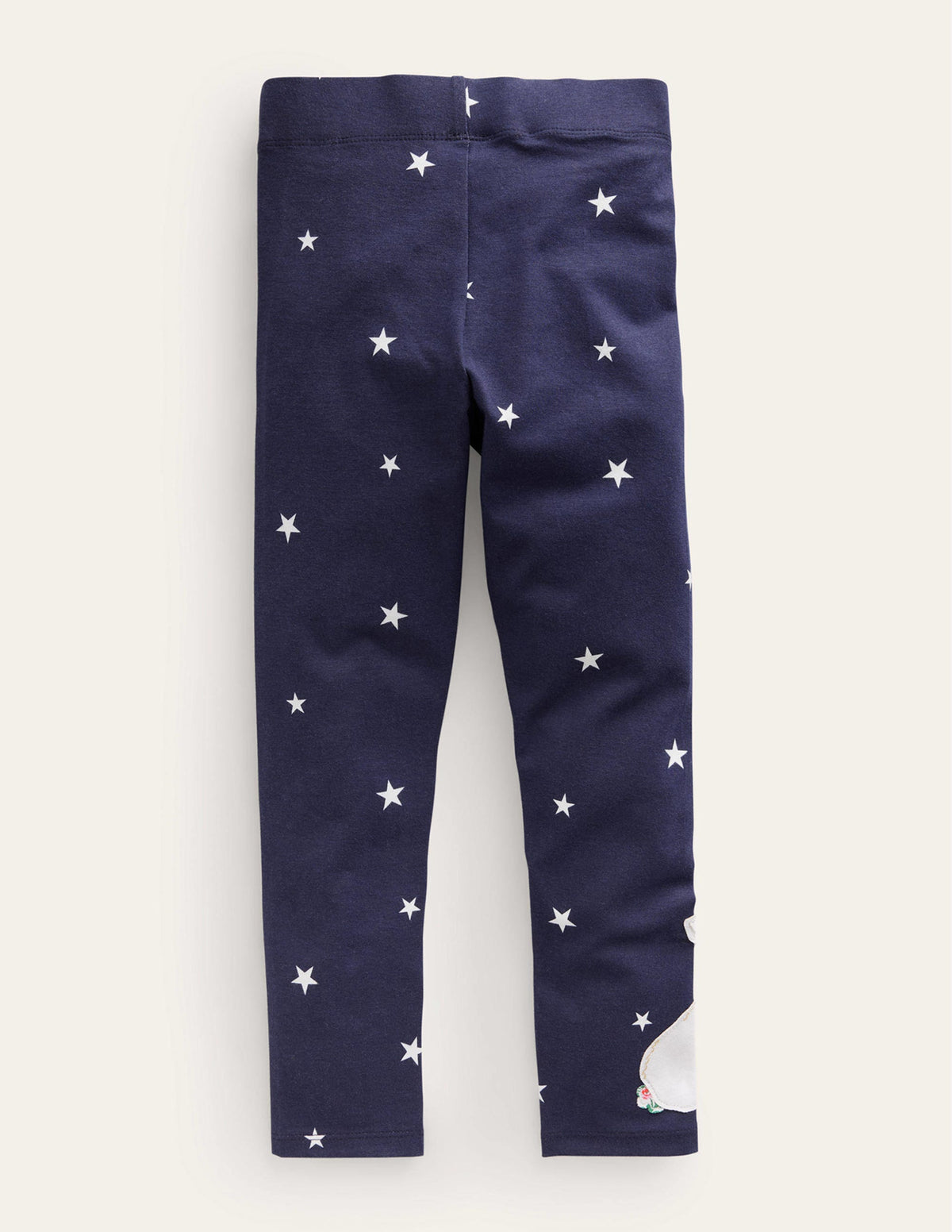 Leggings mit Applikationen-Französisches Marineblau Sterne Hase - Image 2