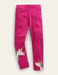 Leggings mit Applikationen-Penelope Rosa Tiere