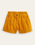 Breite Cord-Shorts-Brioche