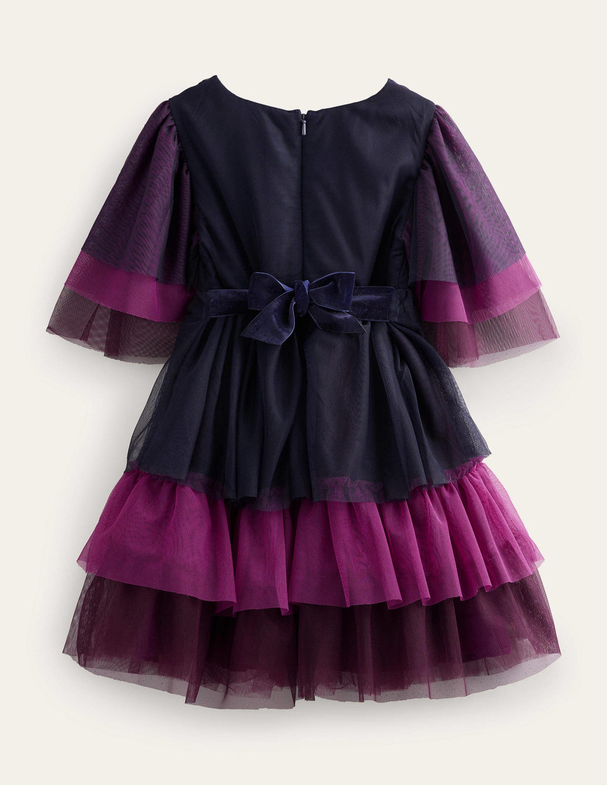 Halloween-Tüllkleid-Chrysanthemen-Lila-2