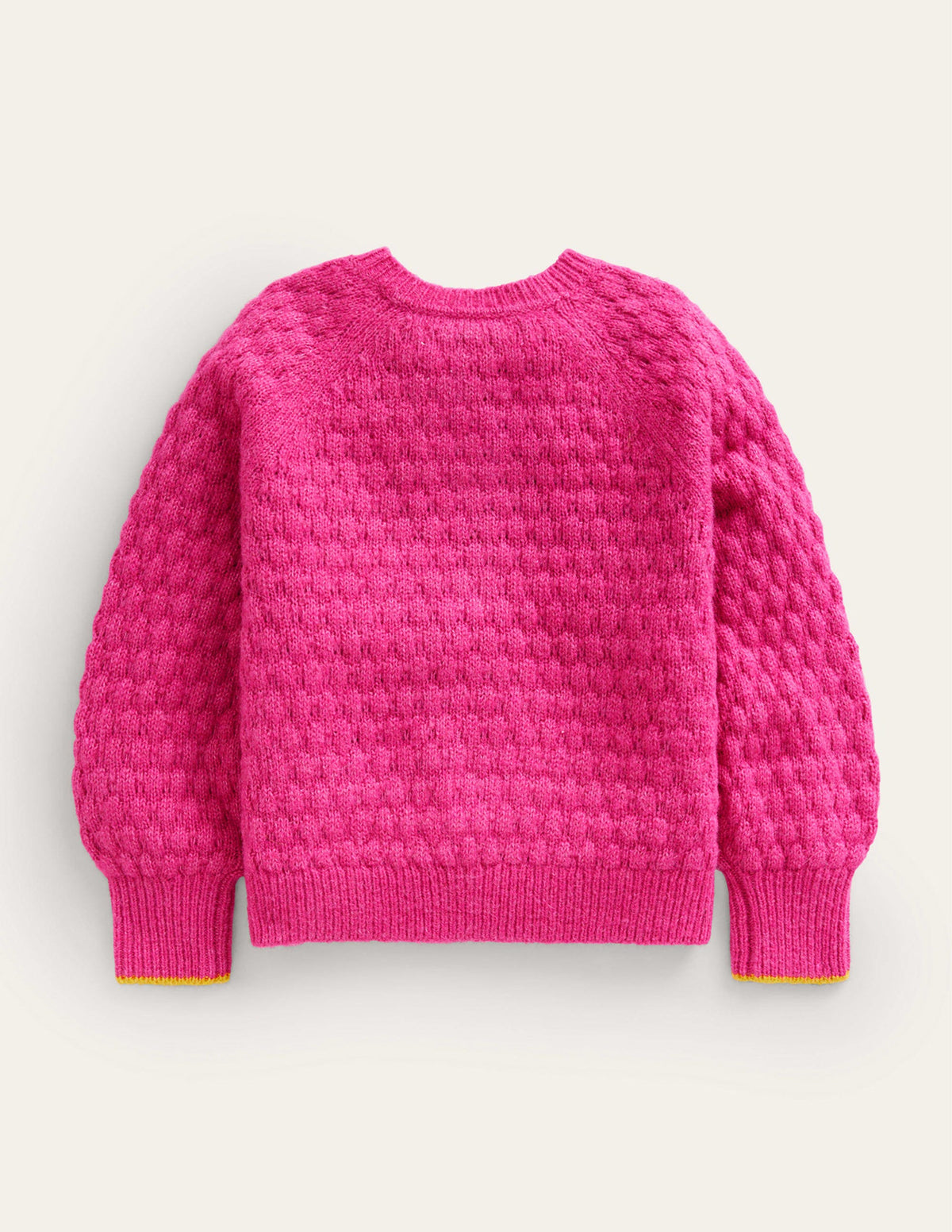 Cardigan en maille noisette-Rose moyen - Image 2