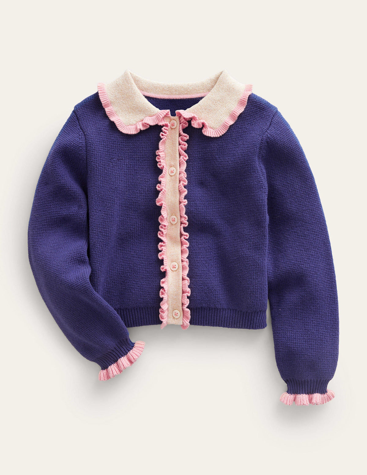 Strickjacke-Schuluniform-Marineblau - Image 1