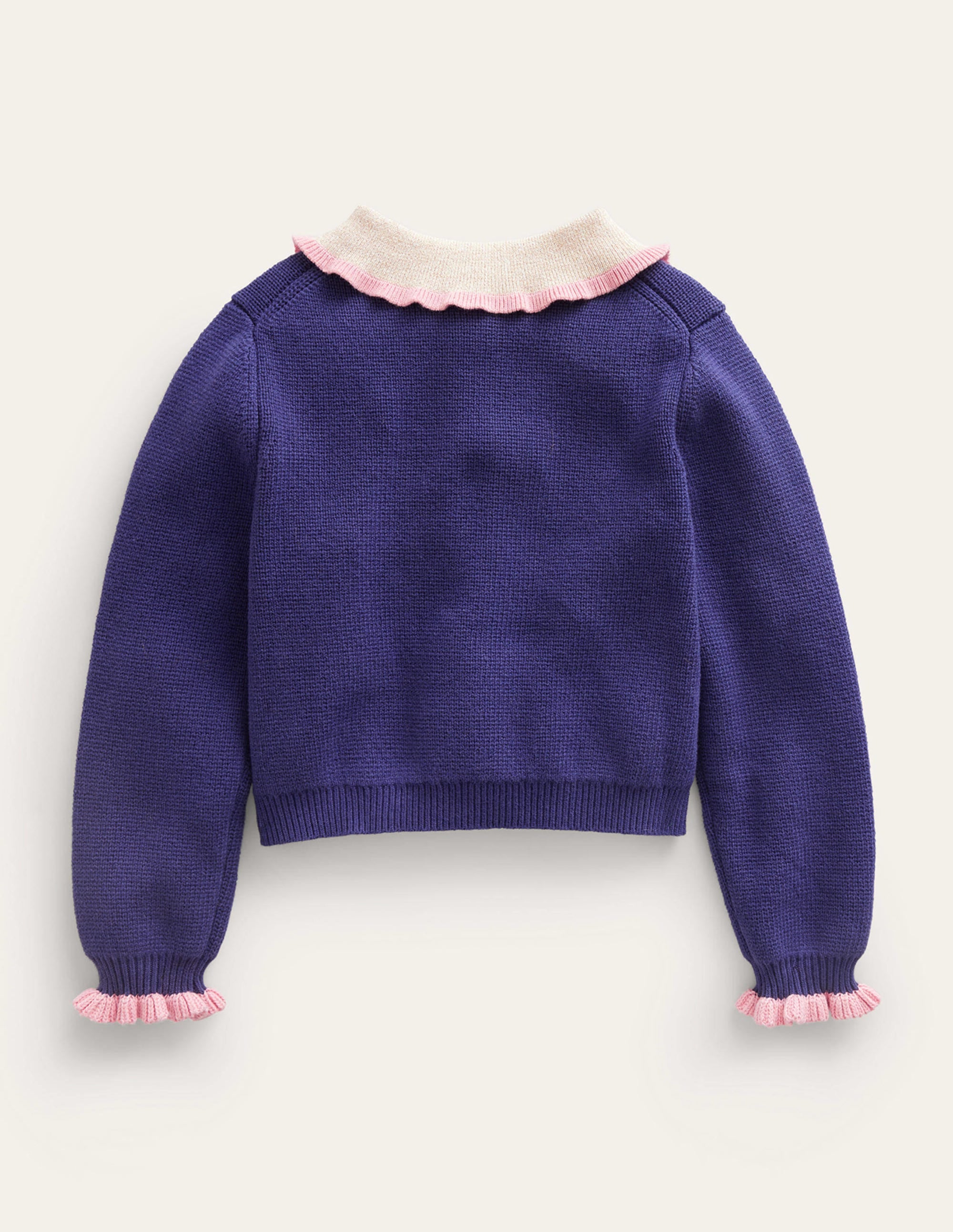Strickjacke-Schuluniform-Marineblau - Image 2