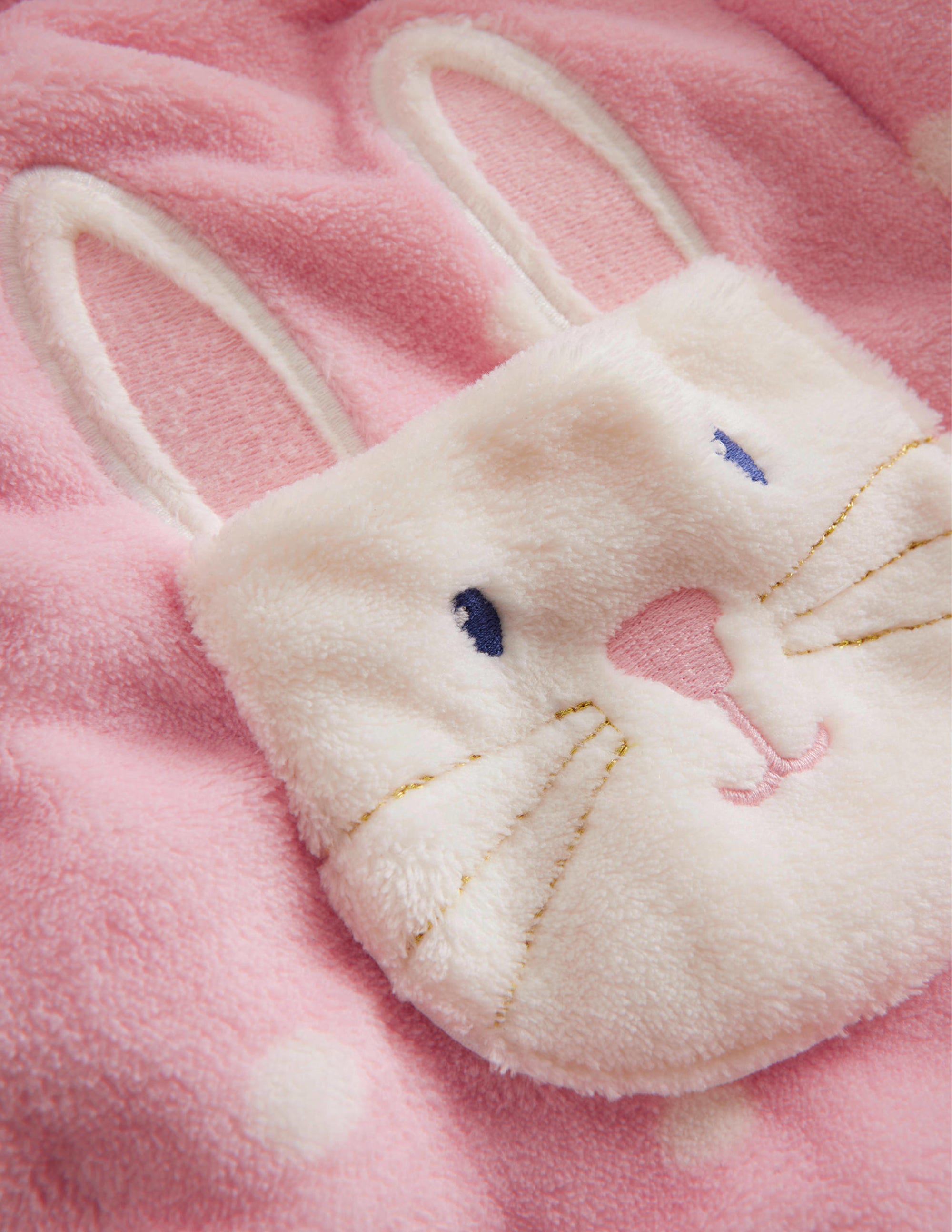 Robe de chambre-Lapin pois rose boto - Image 3