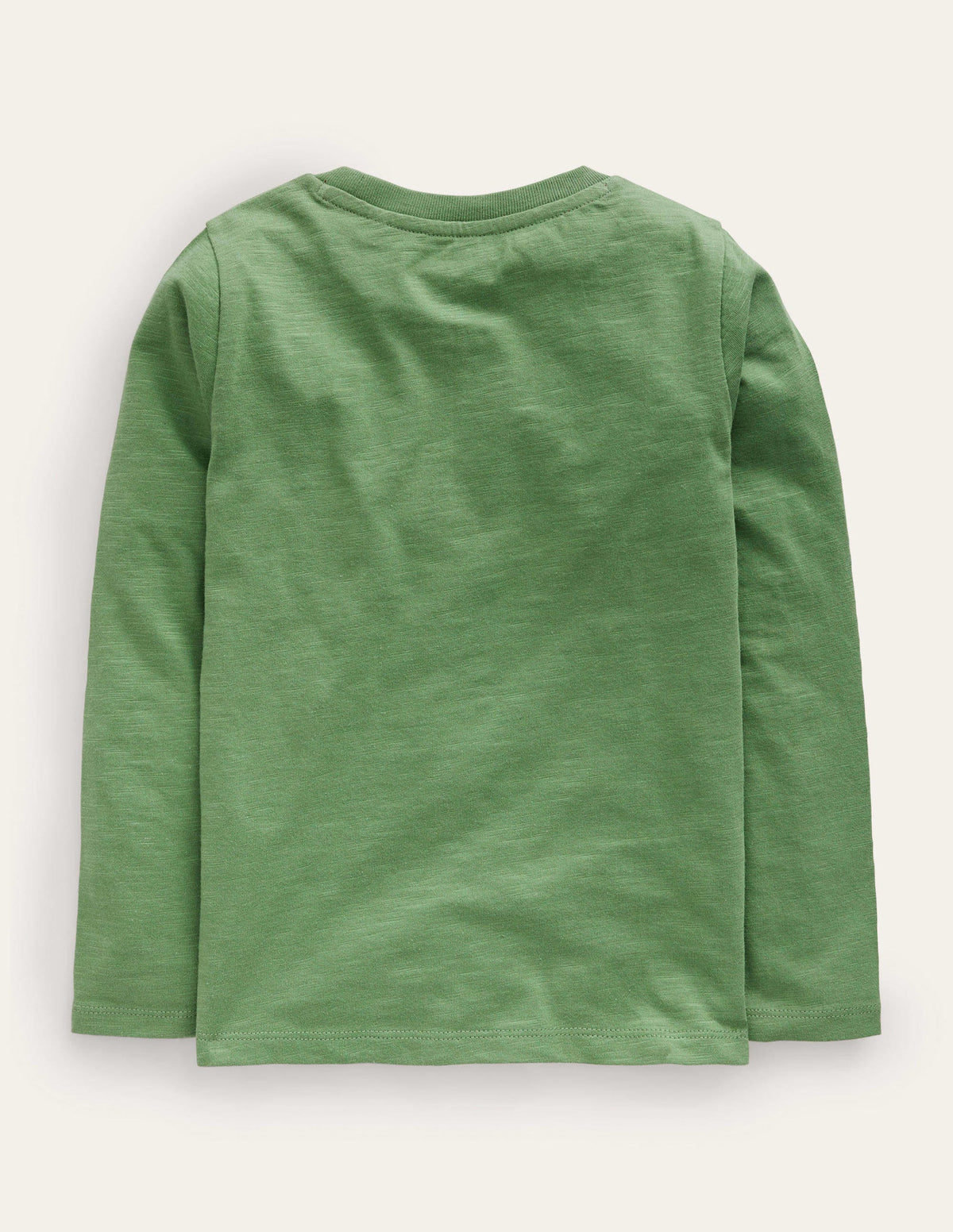 Logo-T-Shirt mit Tasche-Safarigrün Rotkehlchen - Image 2