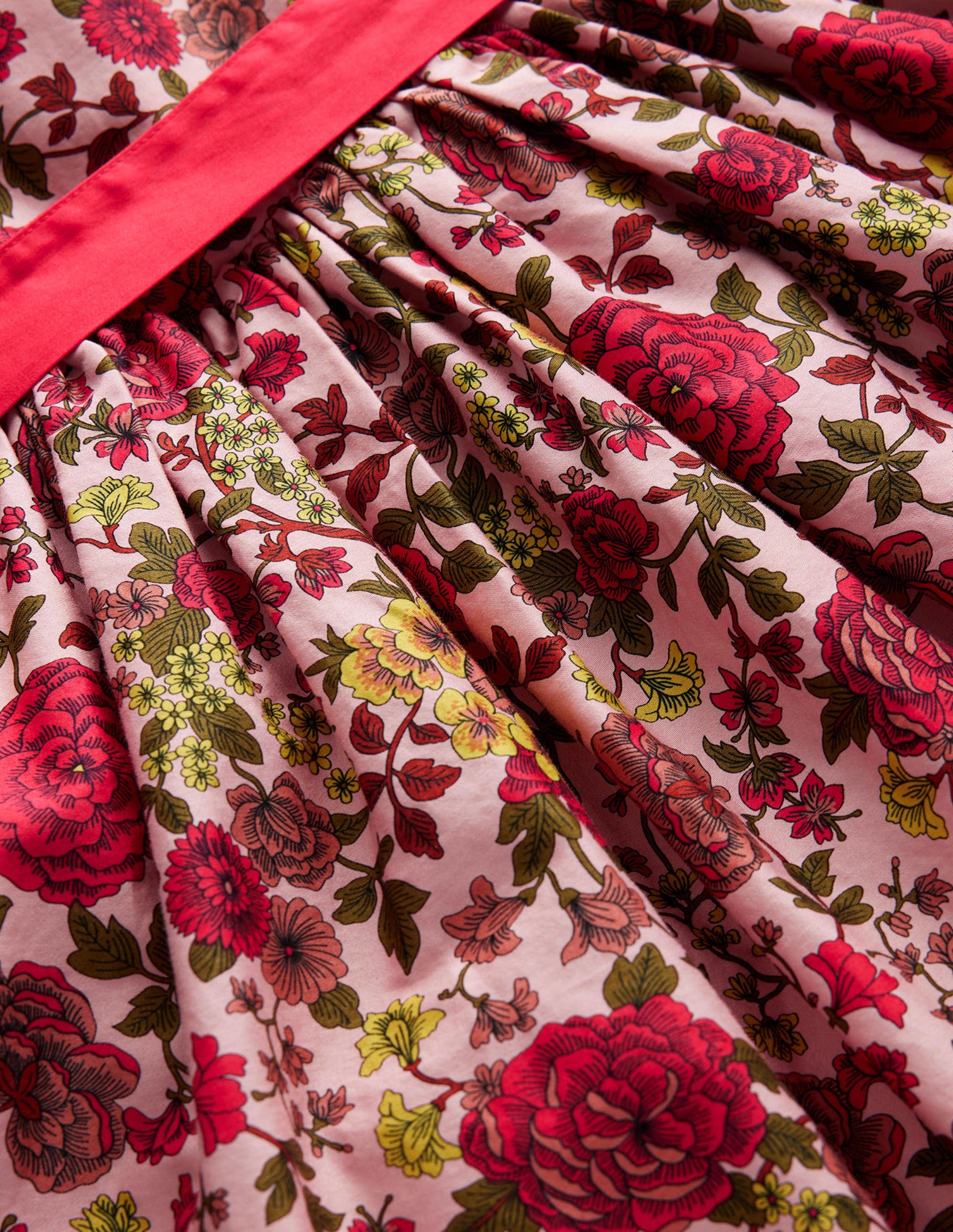 Partykleid aus Satin-Kreiderosa Wildrose-3