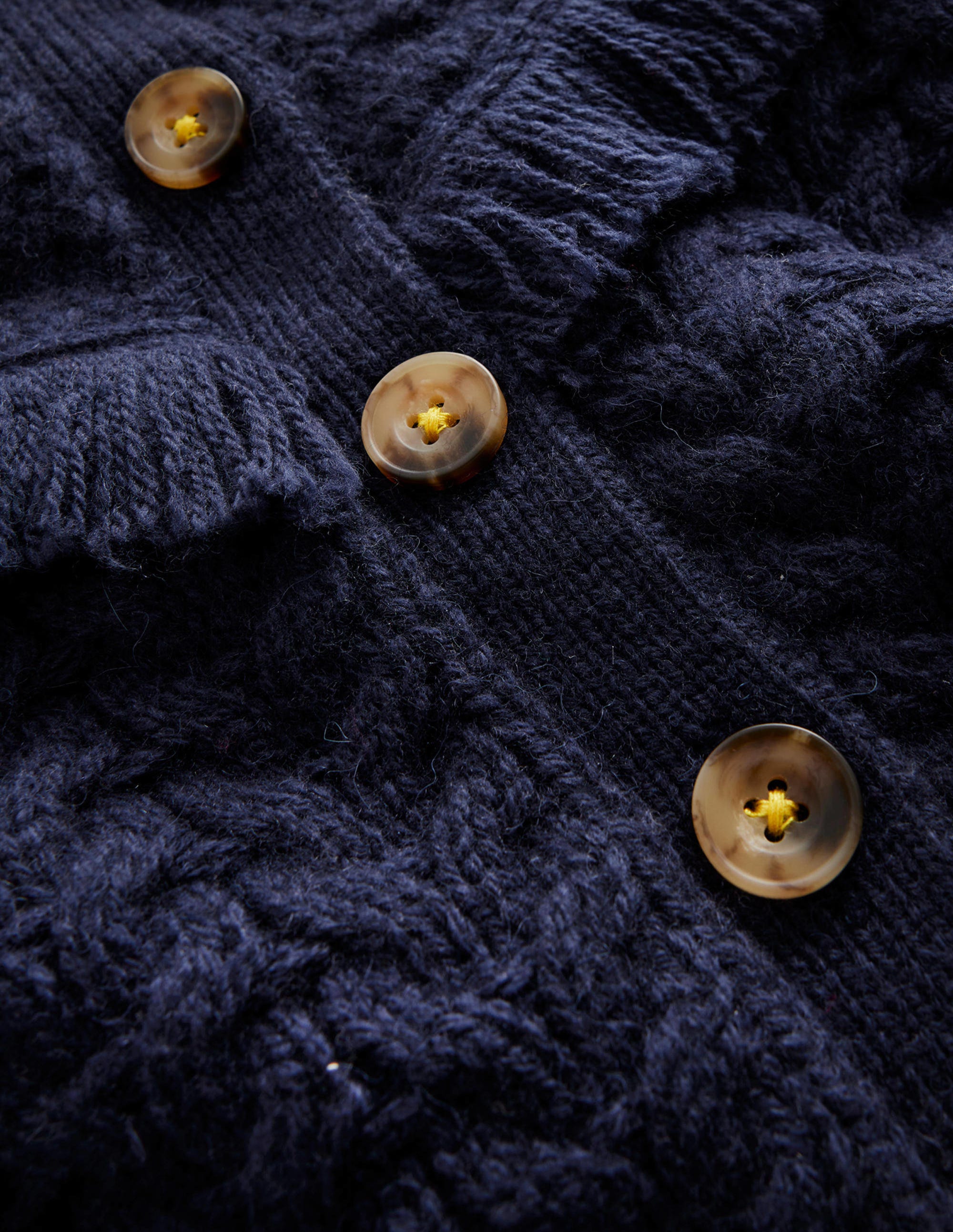 Strickjacke mit Quasten-Marineblau - Image 3