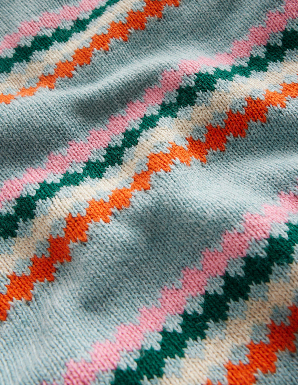 All-Over-Fair-Isle-Pullover-Graublau Streifen - Image 3