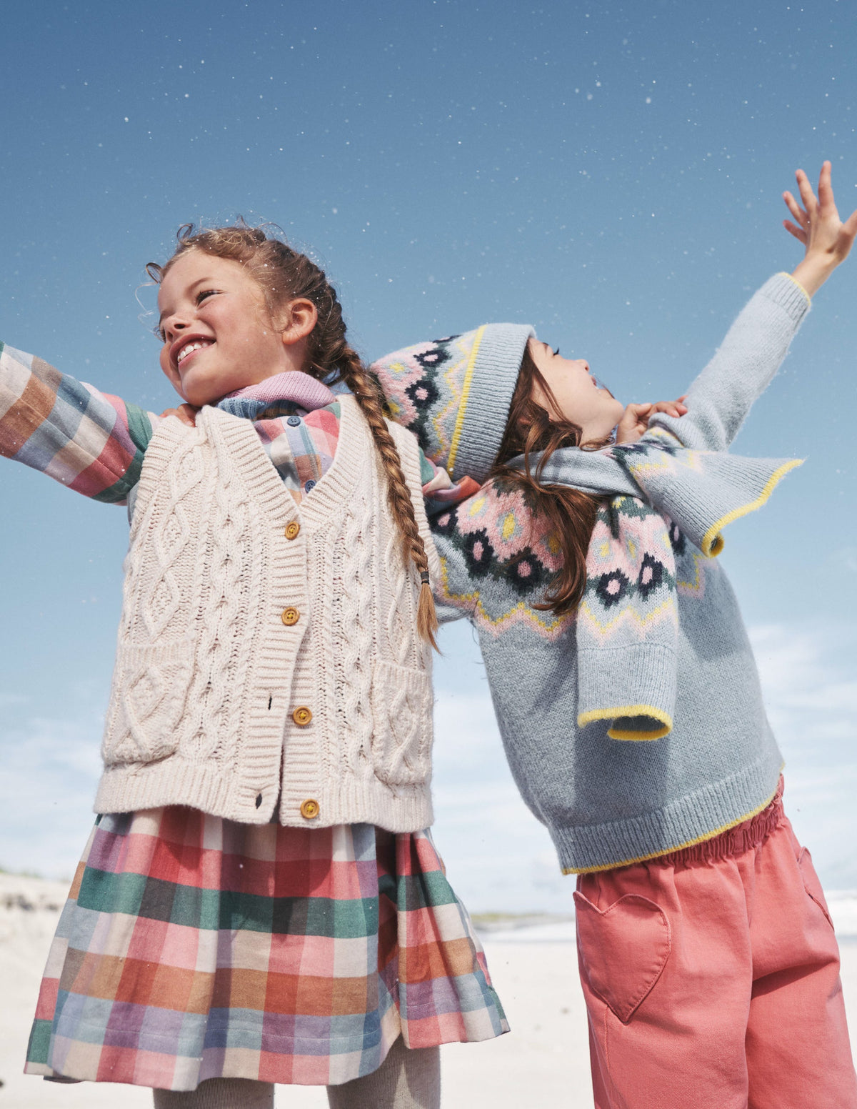 Kuscheliger Fair-Isle-Pullover-Dämmerungsblau - Image 4
