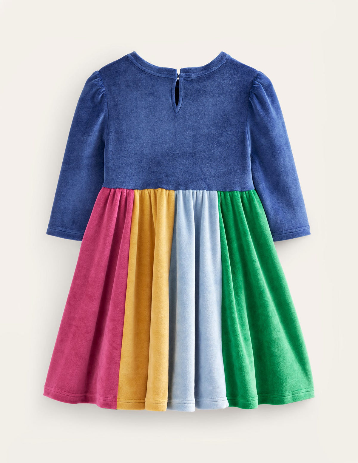 Regenbogen-Kleid aus Samt-Bunt, Regenbogenfarben - Image 2