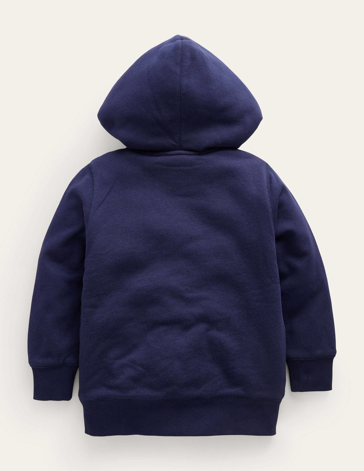Gefütterter Kapuzenpulli mit Applikationen-Französisches Marineblau Herzen - Image 2