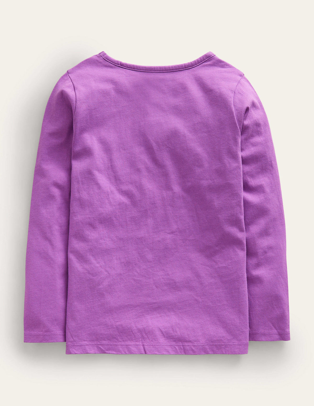 Logo-T-Shirt aus Bouclé-Blauregen-Lila Les Alpes-2