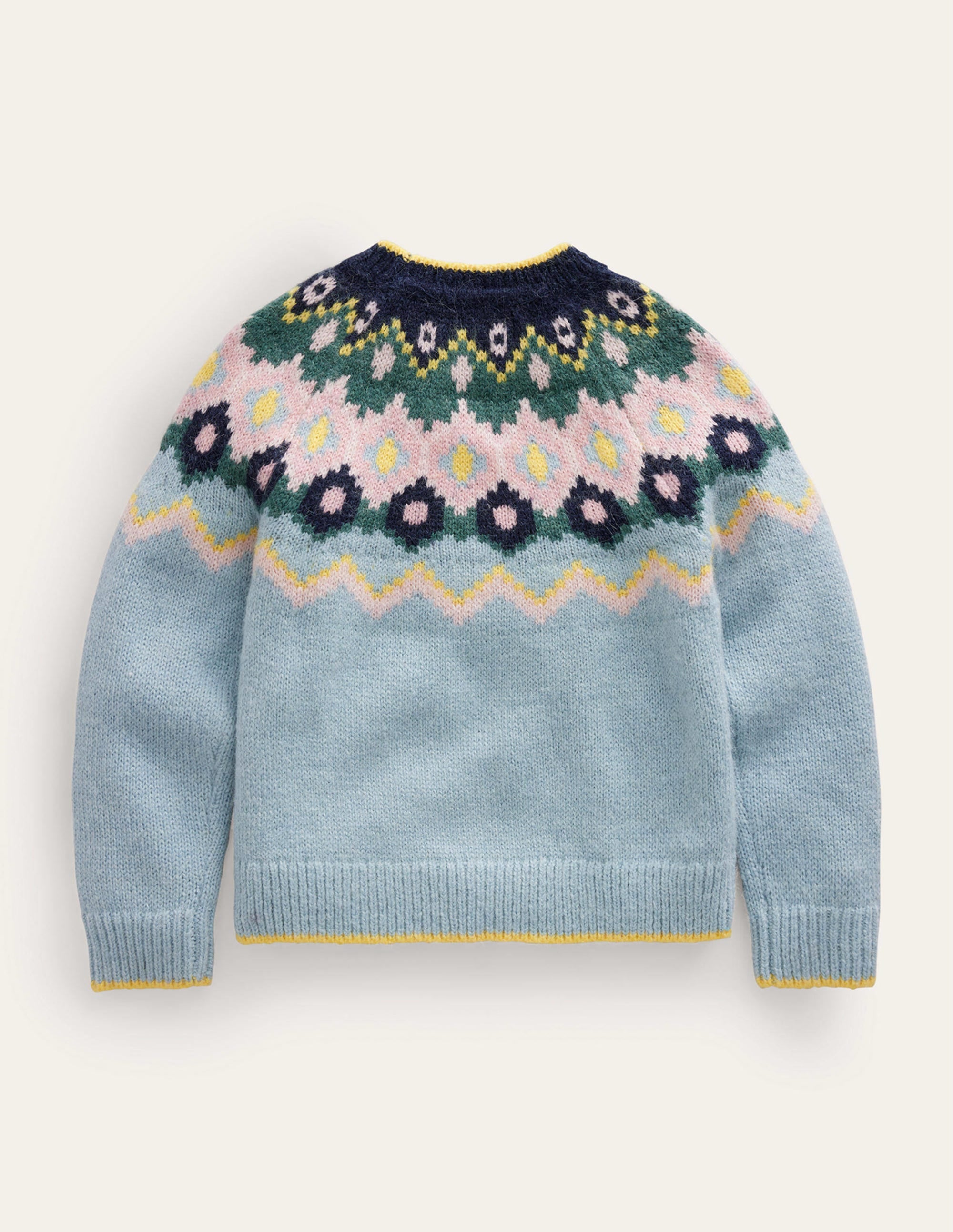 Kuscheliger Fair-Isle-Pullover-Dämmerungsblau - Image 2