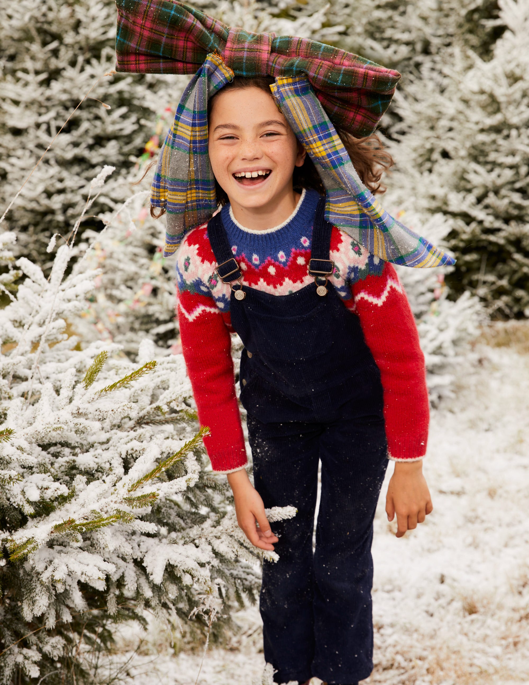 Kuscheliger Fair-Isle-Pullover-Marmeladenrot - Image 4