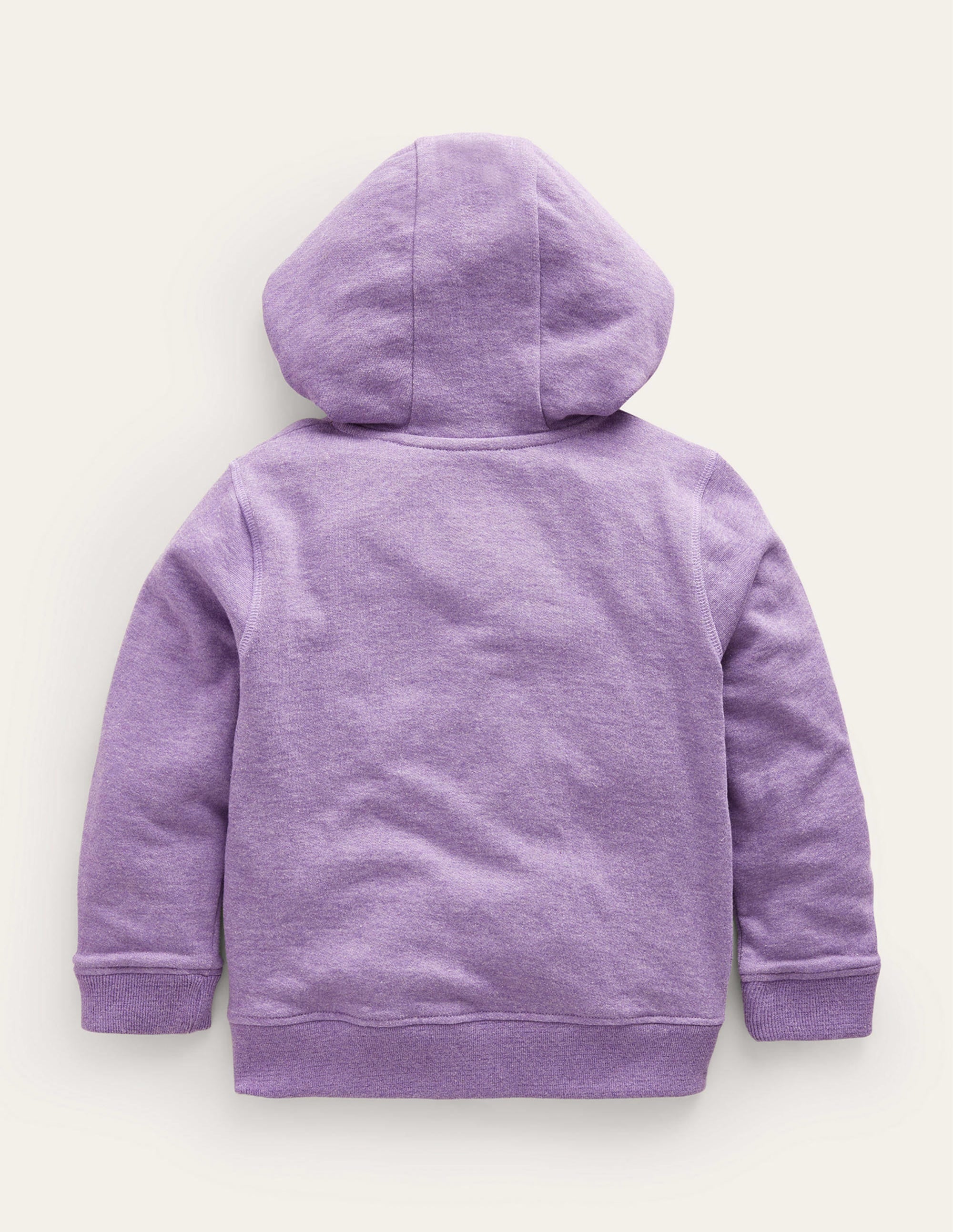 Sweat à capuche avec logo à super surpiqûres-Violet aster - Image 2
