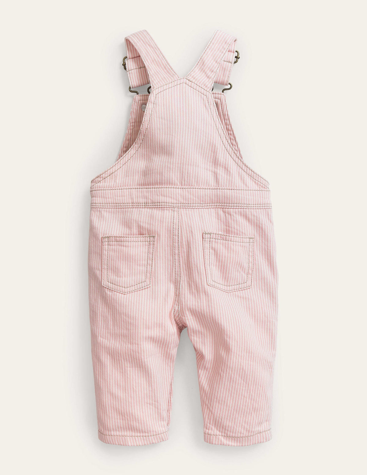 Salopette rayée-Coutil rose boto-2